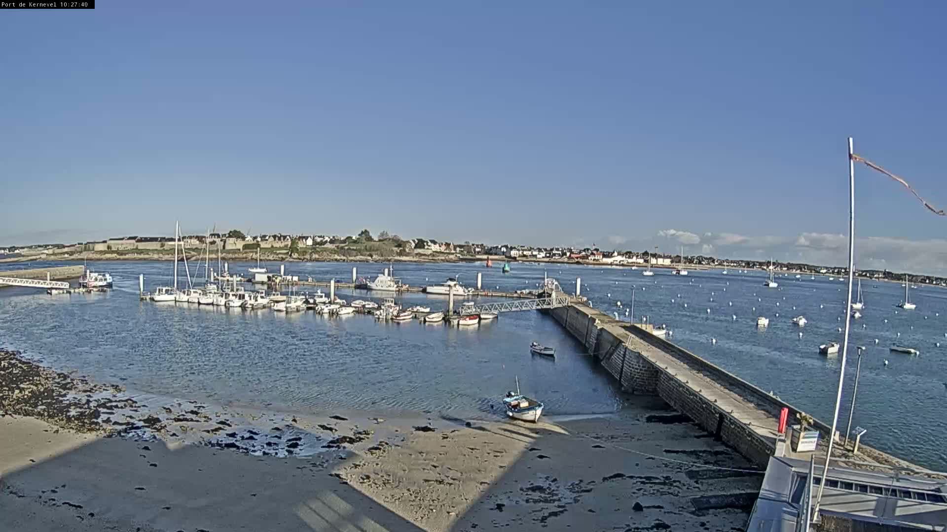 Port de Gavres Marine Live Cam - Lorient, Morbihan, Bretagne, France