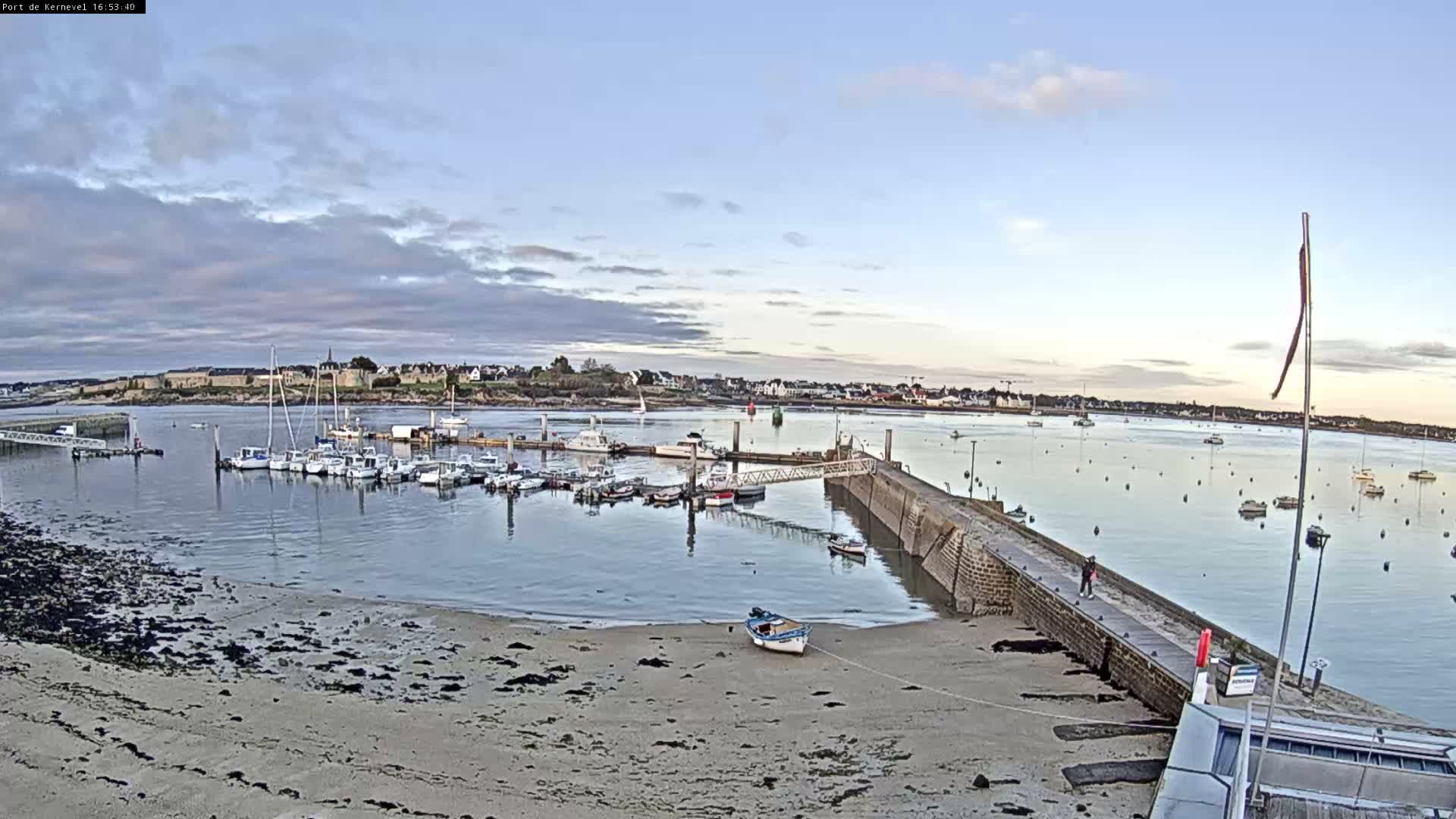 Port de Gavres Marine Live Cam - Lorient, Morbihan, Bretagne, France