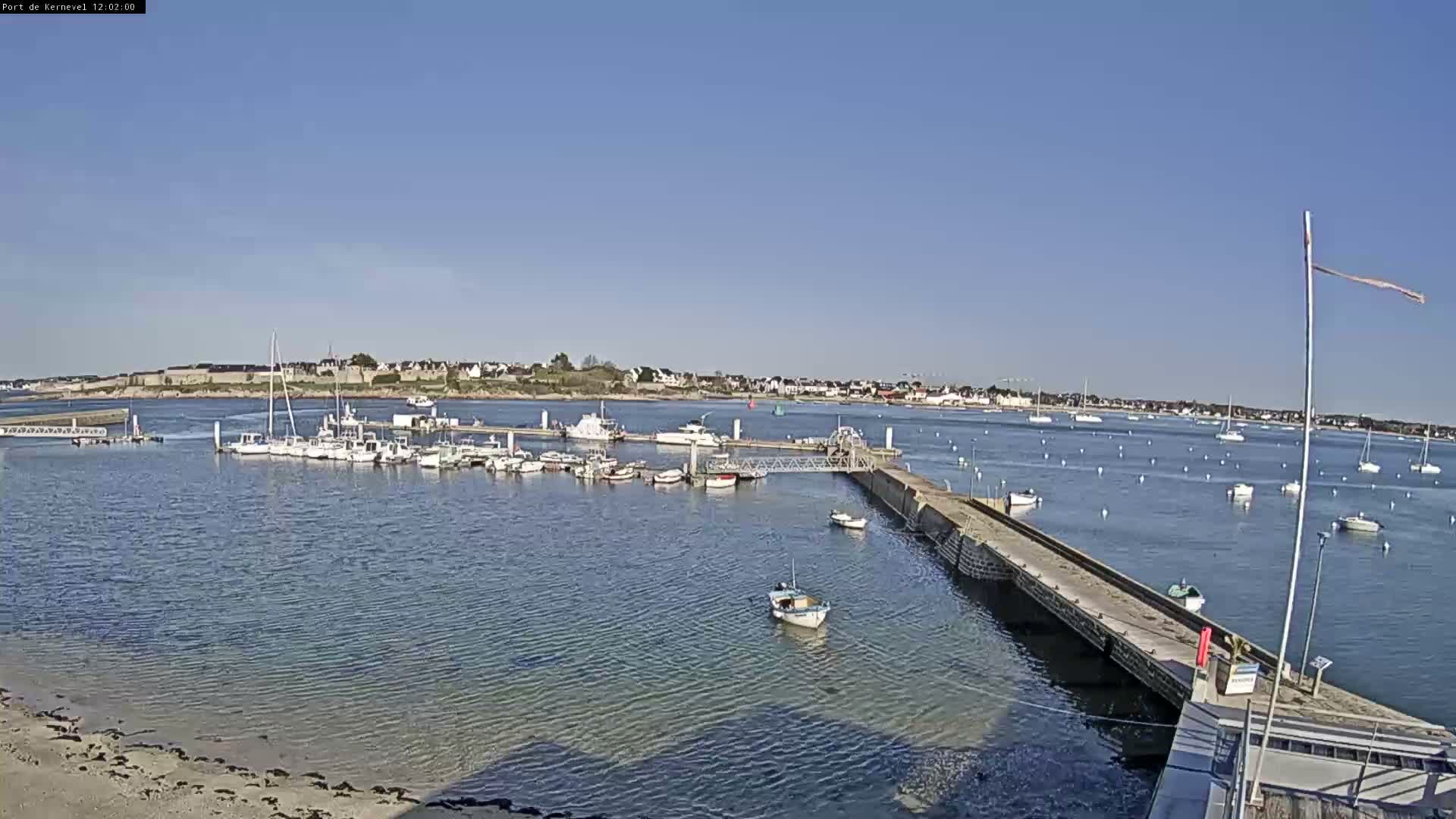Port de Gavres Marine Live Cam - Lorient, Morbihan, Bretagne, France