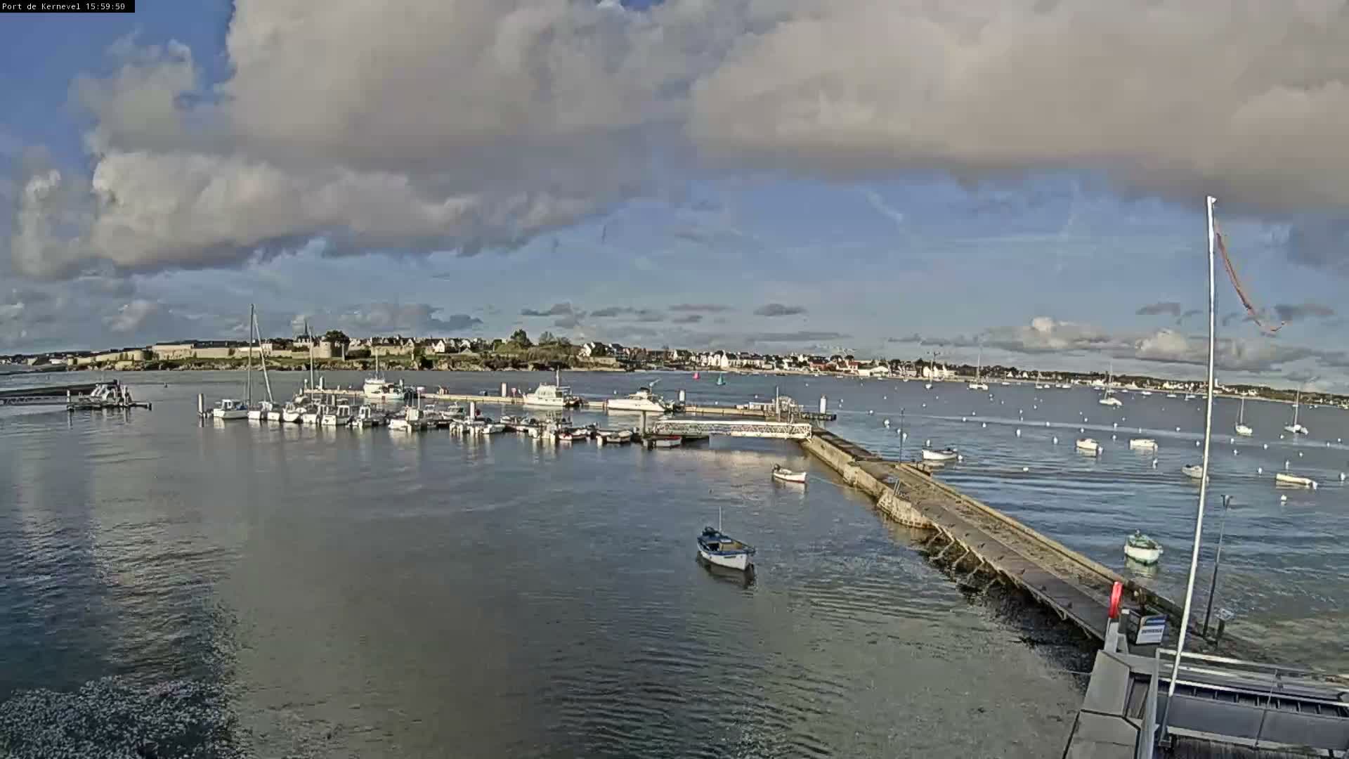 Port de Gavres Marine Live Cam - Lorient, Morbihan, Bretagne, France