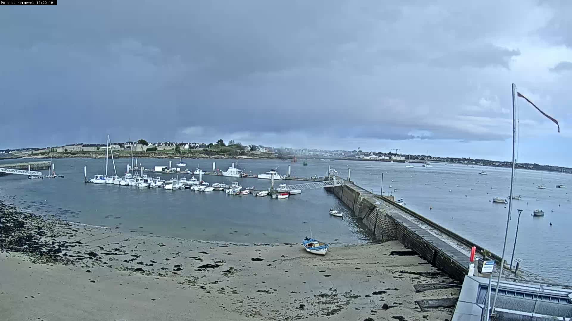 Port de Gavres Marine Live Cam - Lorient, Morbihan, Bretagne, France