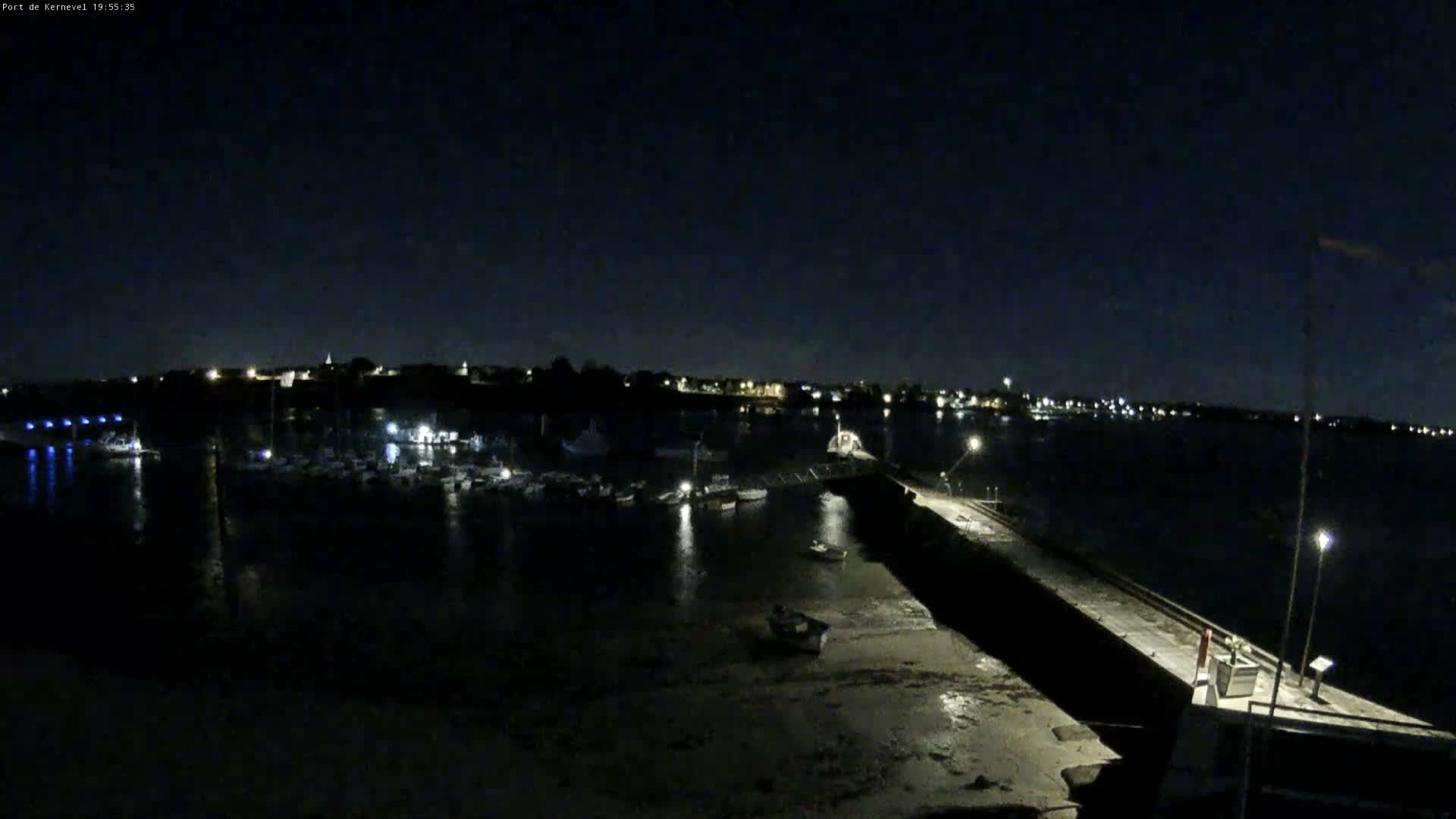 Port de Gavres Marine Live Cam - Lorient, Morbihan, Bretagne, France