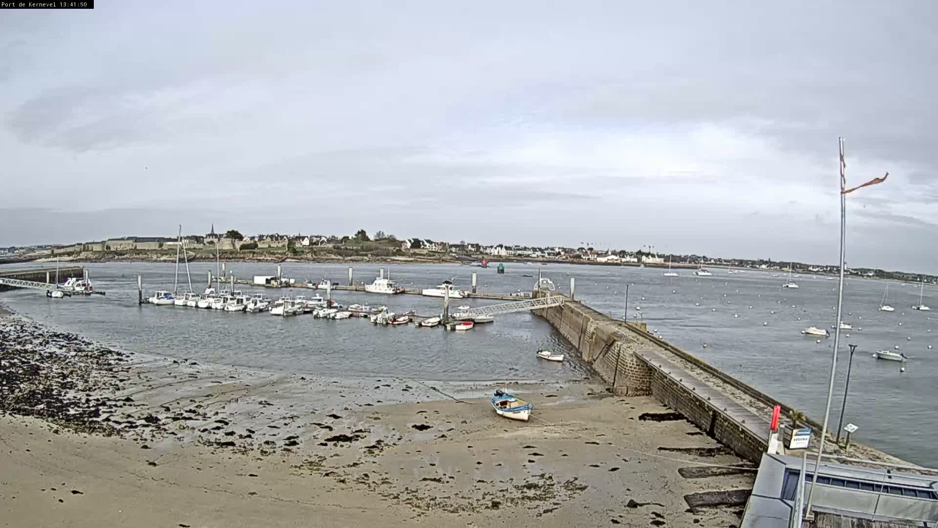 Port de Gavres Marine Live Cam - Lorient, Morbihan, Bretagne, France