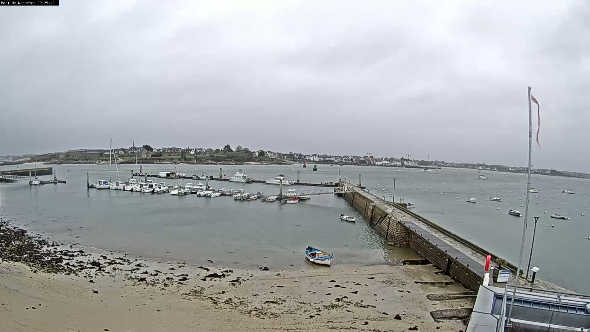 Port de Gavres Marine Live Cam - Lorient, Morbihan, Bretagne, France