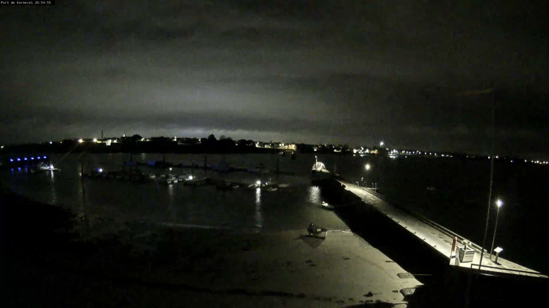 Port de Gavres Marine Live Cam - Lorient, Morbihan, Bretagne, France