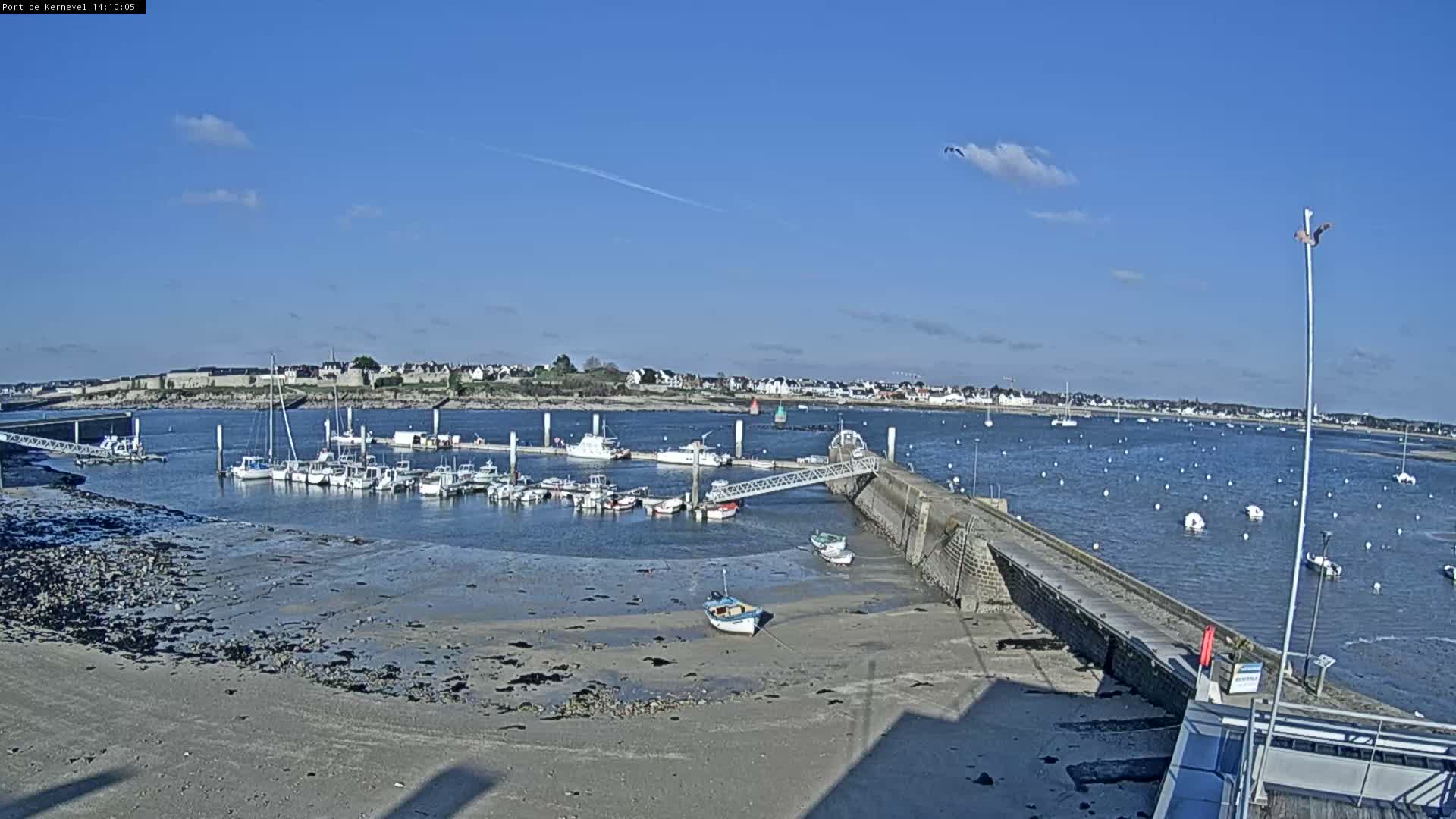 Port de Gavres Marine Live Cam - Lorient, Morbihan, Bretagne, France