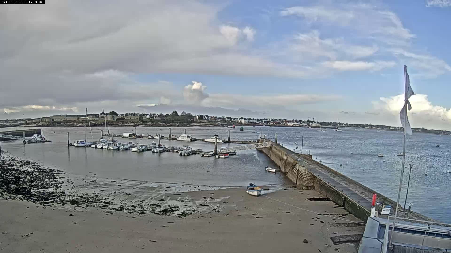 Port de Gavres Marine Live Cam - Lorient, Morbihan, Bretagne, France