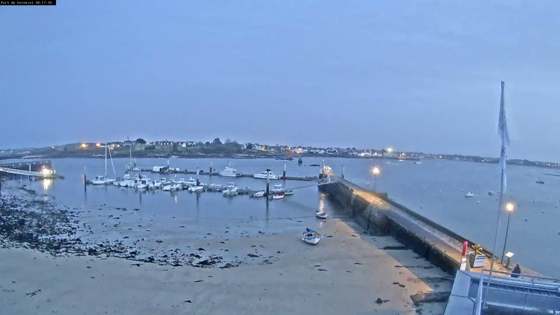 Port de Gavres Marine Live Cam - Lorient, Morbihan, Bretagne, France