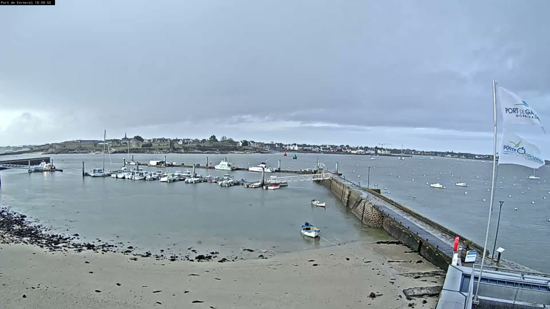 Port de Gavres Marine Live Cam - Lorient, Morbihan, Bretagne, France