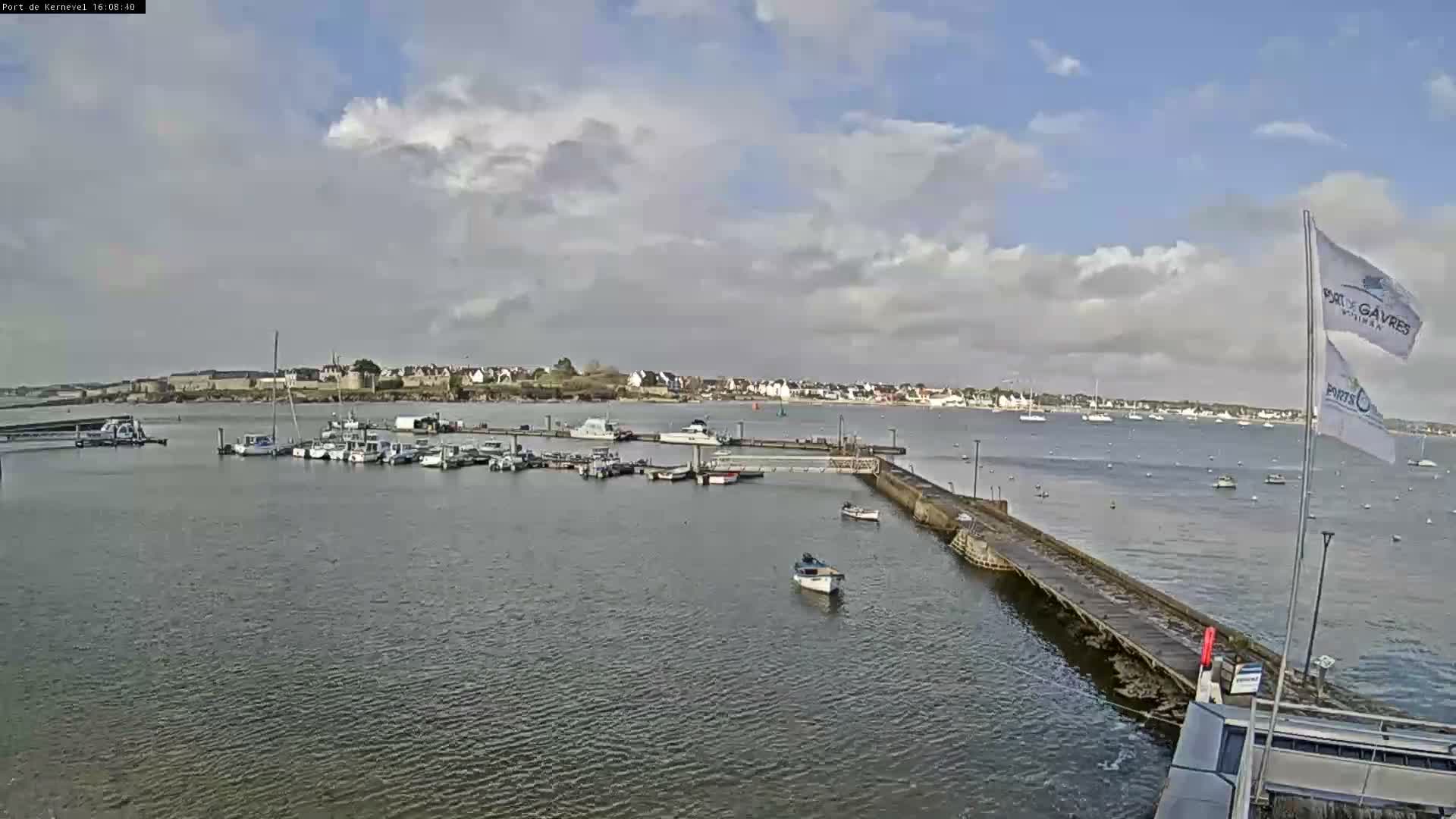 Port de Gavres Marine Live Cam - Lorient, Morbihan, Bretagne, France