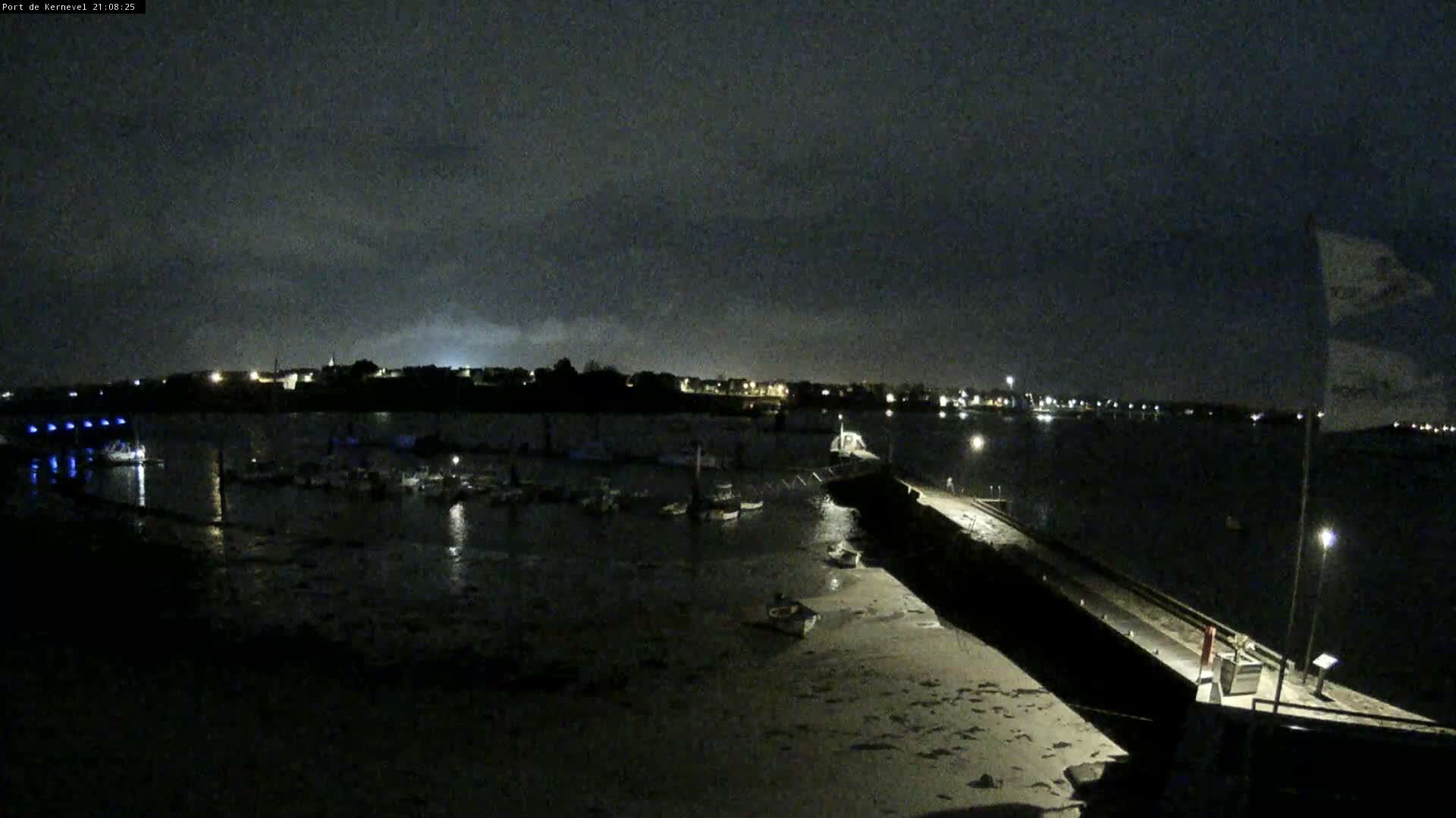 Port de Gavres Marine Live Cam - Lorient, Morbihan, Bretagne, France
