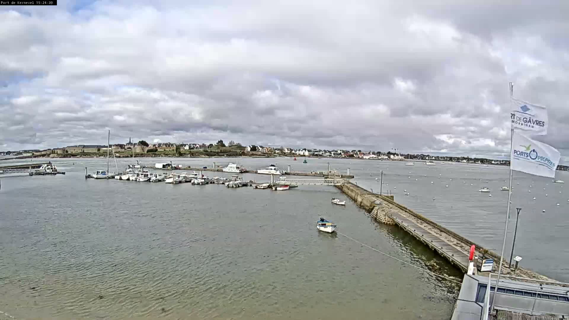 Port de Gavres Marine Live Cam - Lorient, Morbihan, Bretagne, France