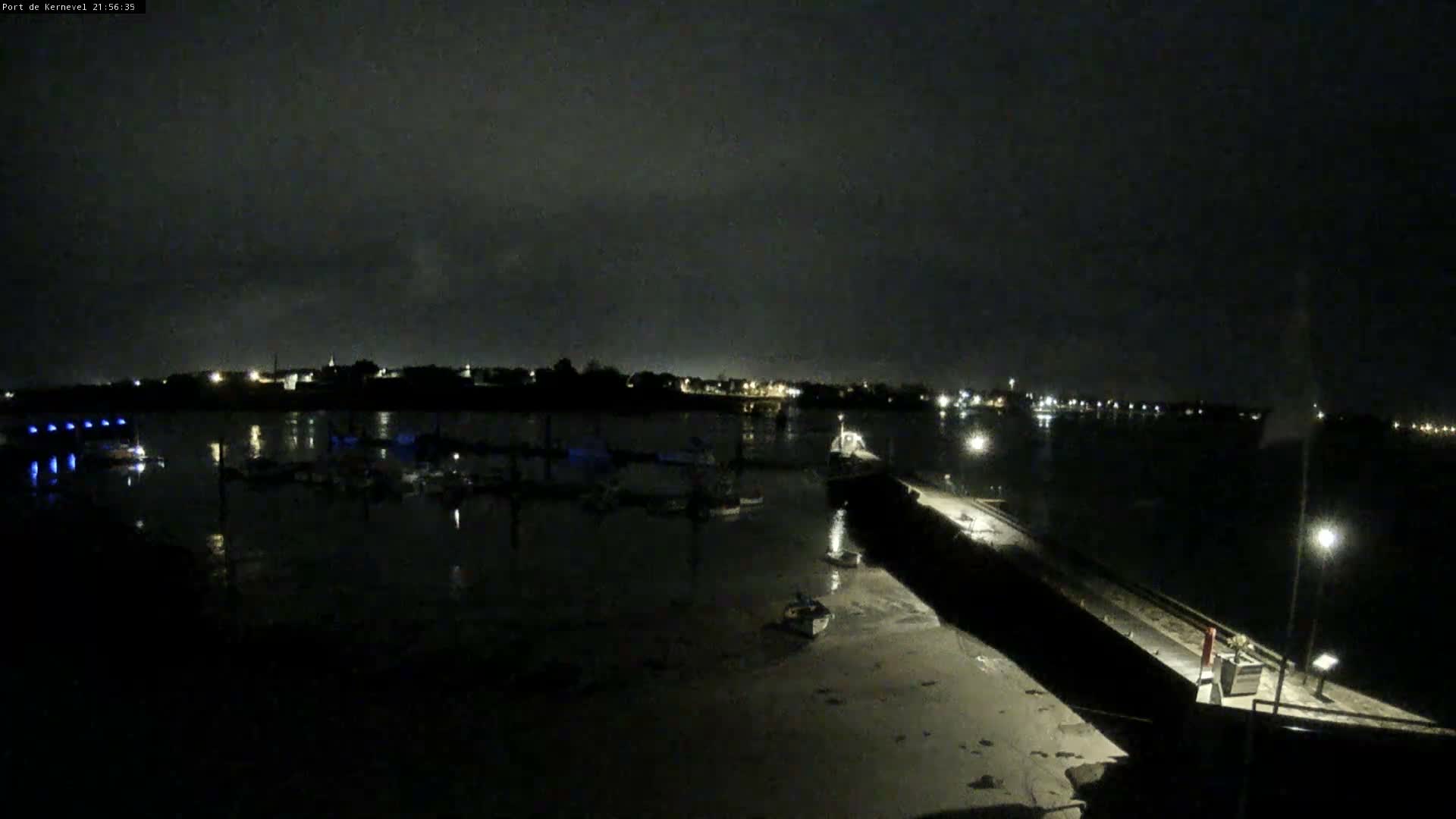 Port de Gavres Marine Live Cam - Lorient, Morbihan, Bretagne, France