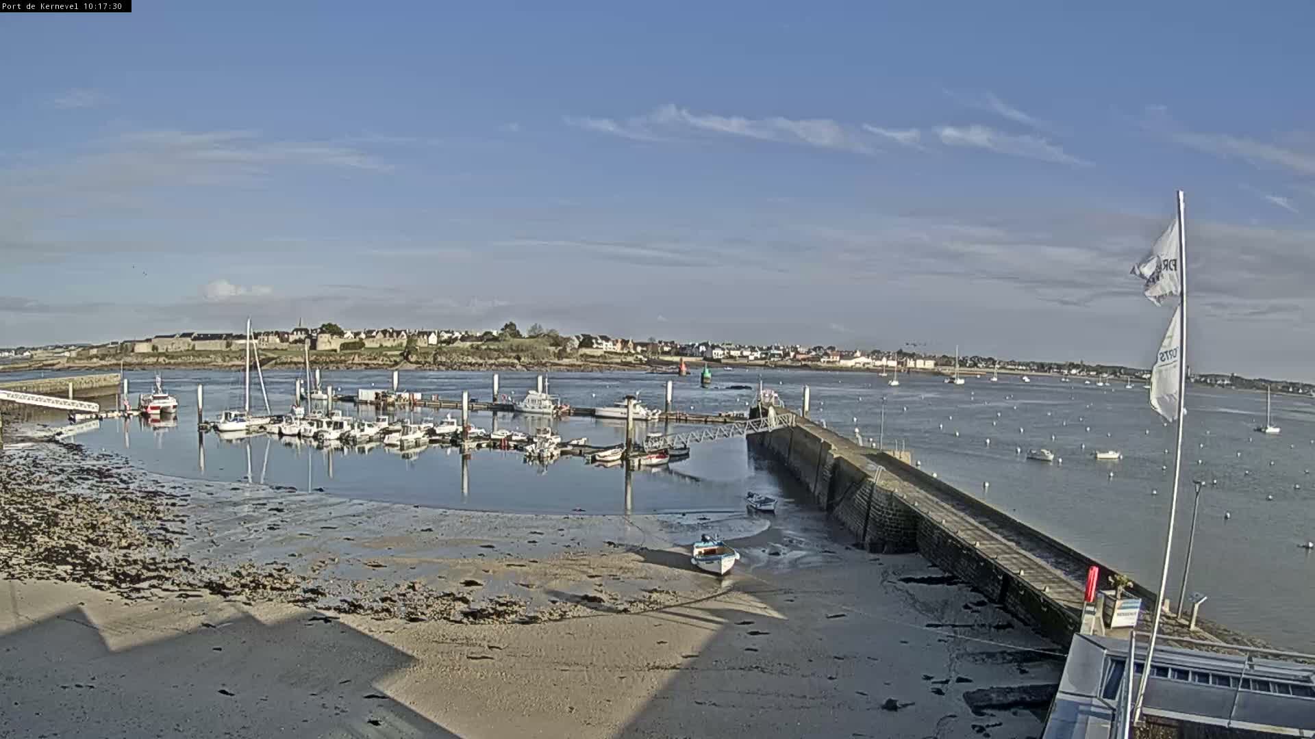 Port de Gavres Marine Live Cam - Lorient, Morbihan, Bretagne, France