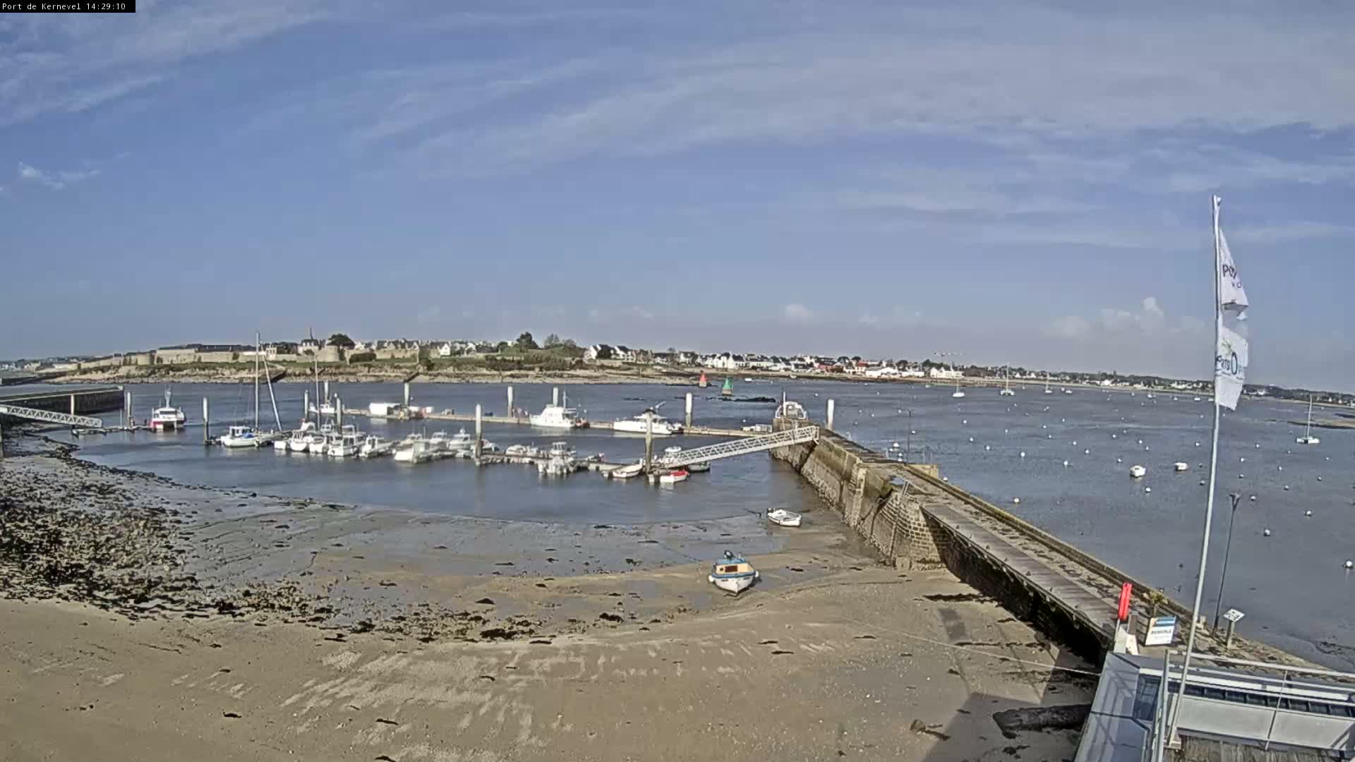 Port de Gavres Marine Live Cam - Lorient, Morbihan, Bretagne, France