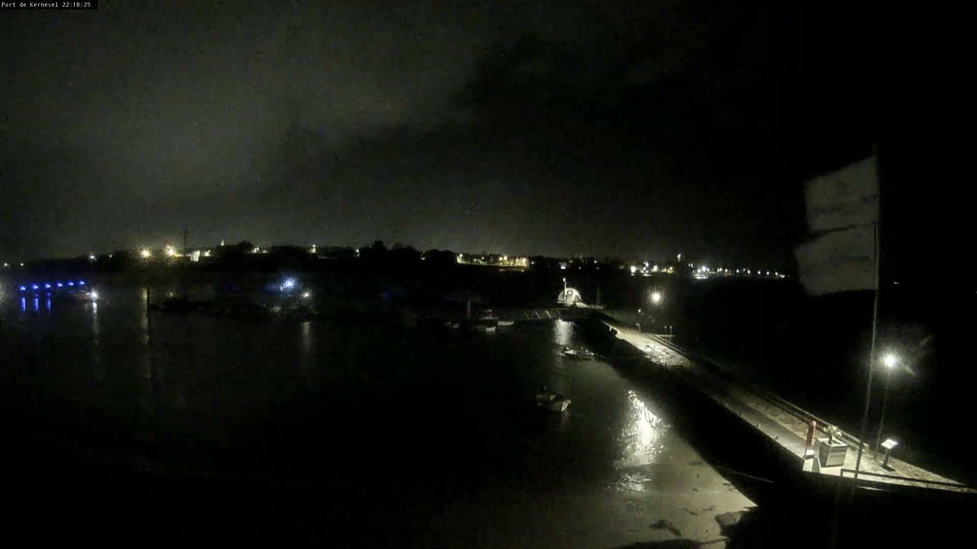 Port de Gavres Marine Live Cam - Lorient, Morbihan, Bretagne, France