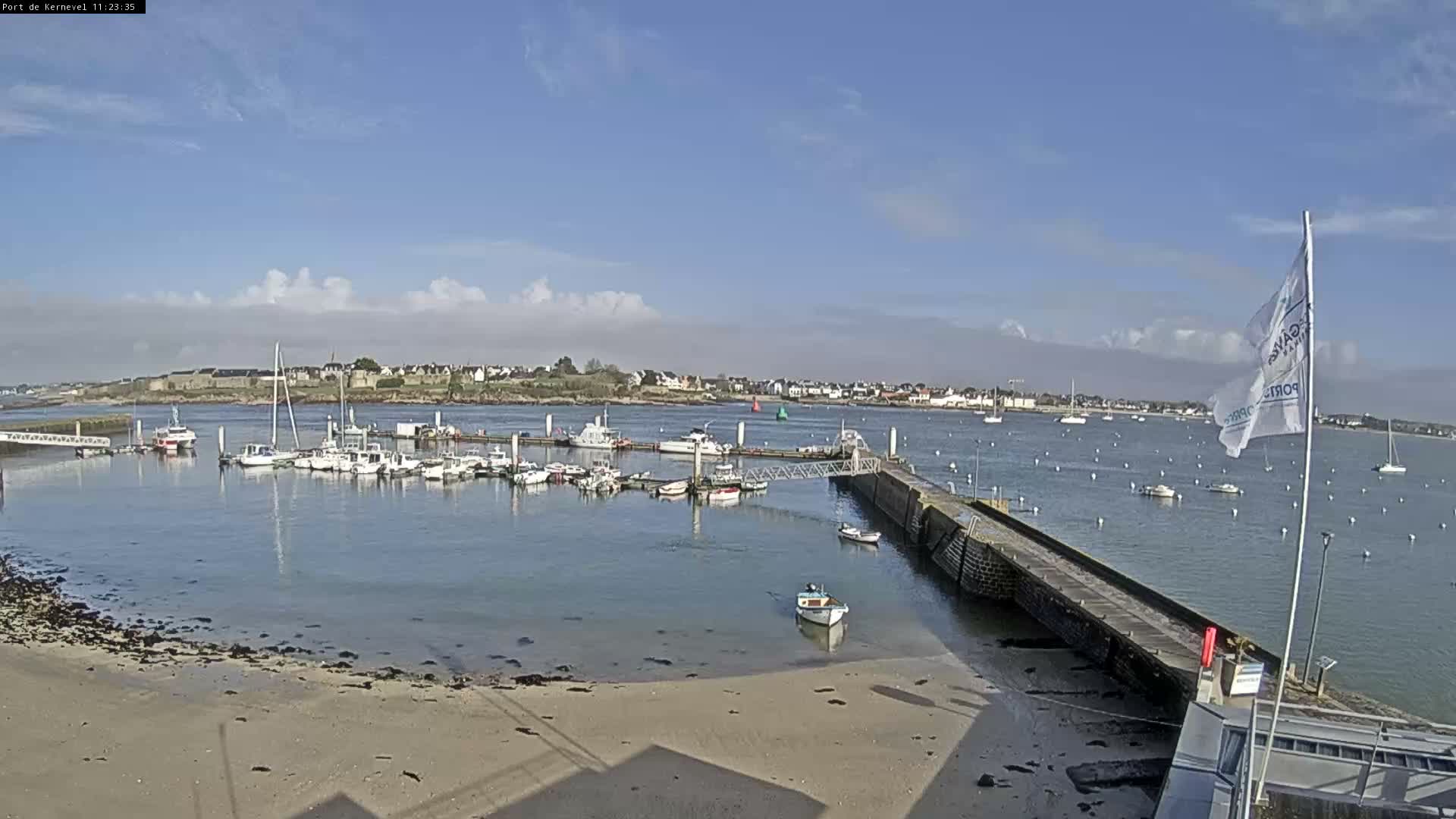 Port de Gavres Marine Live Cam - Lorient, Morbihan, Bretagne, France
