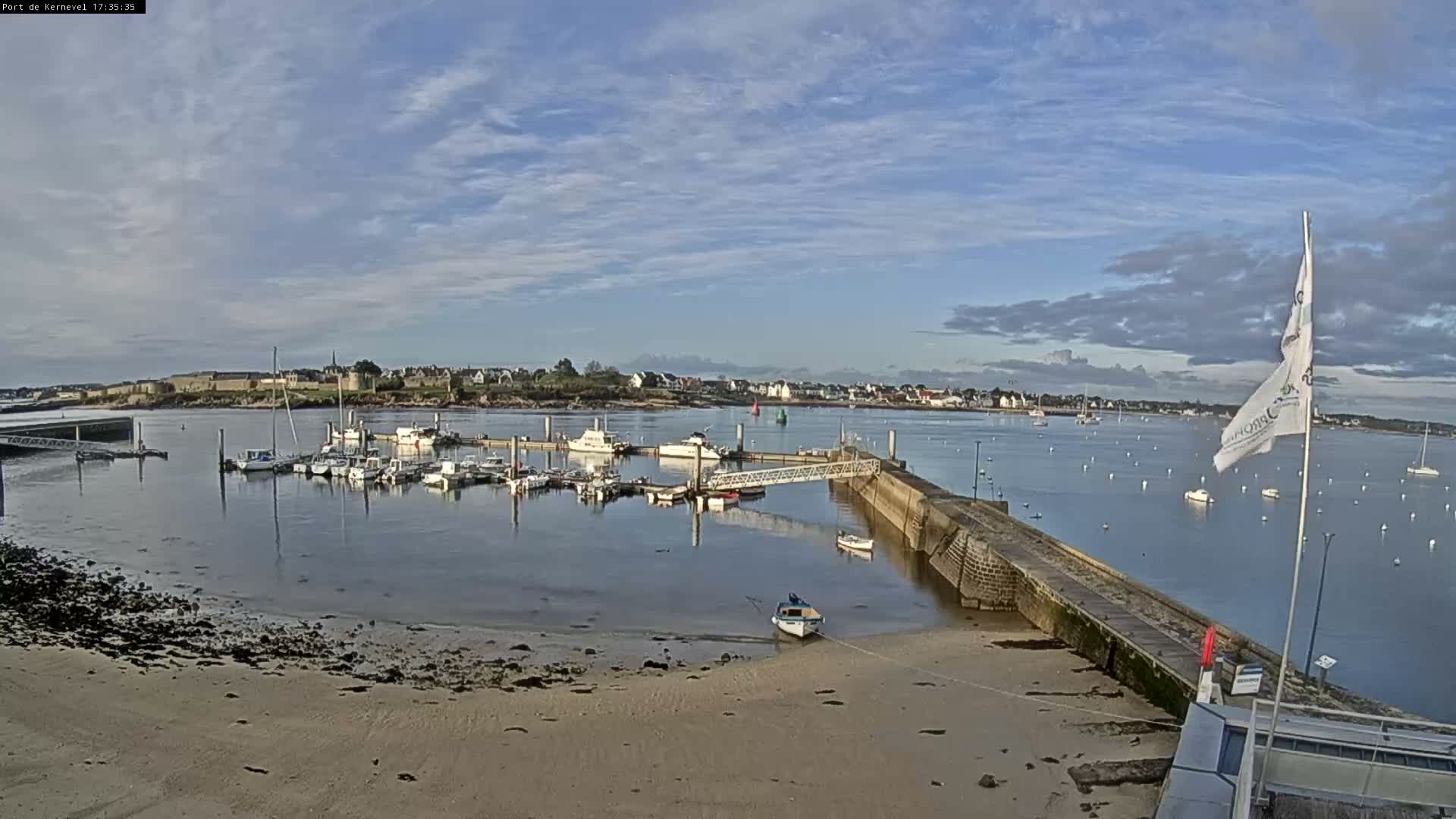 Port de Gavres Marine Live Cam - Lorient, Morbihan, Bretagne, France