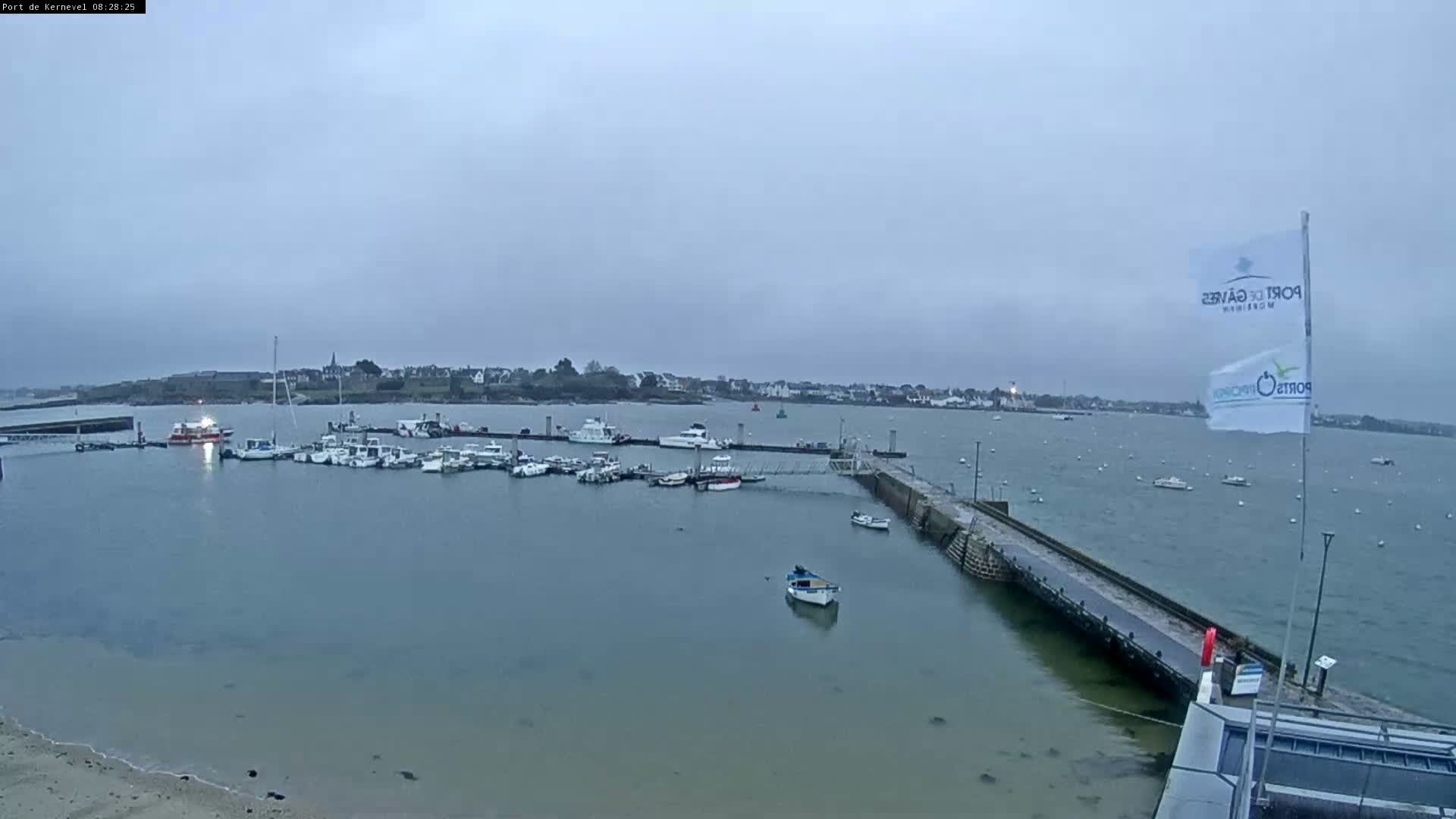 Port de Gavres Marine Live Cam - Lorient, Morbihan, Bretagne, France