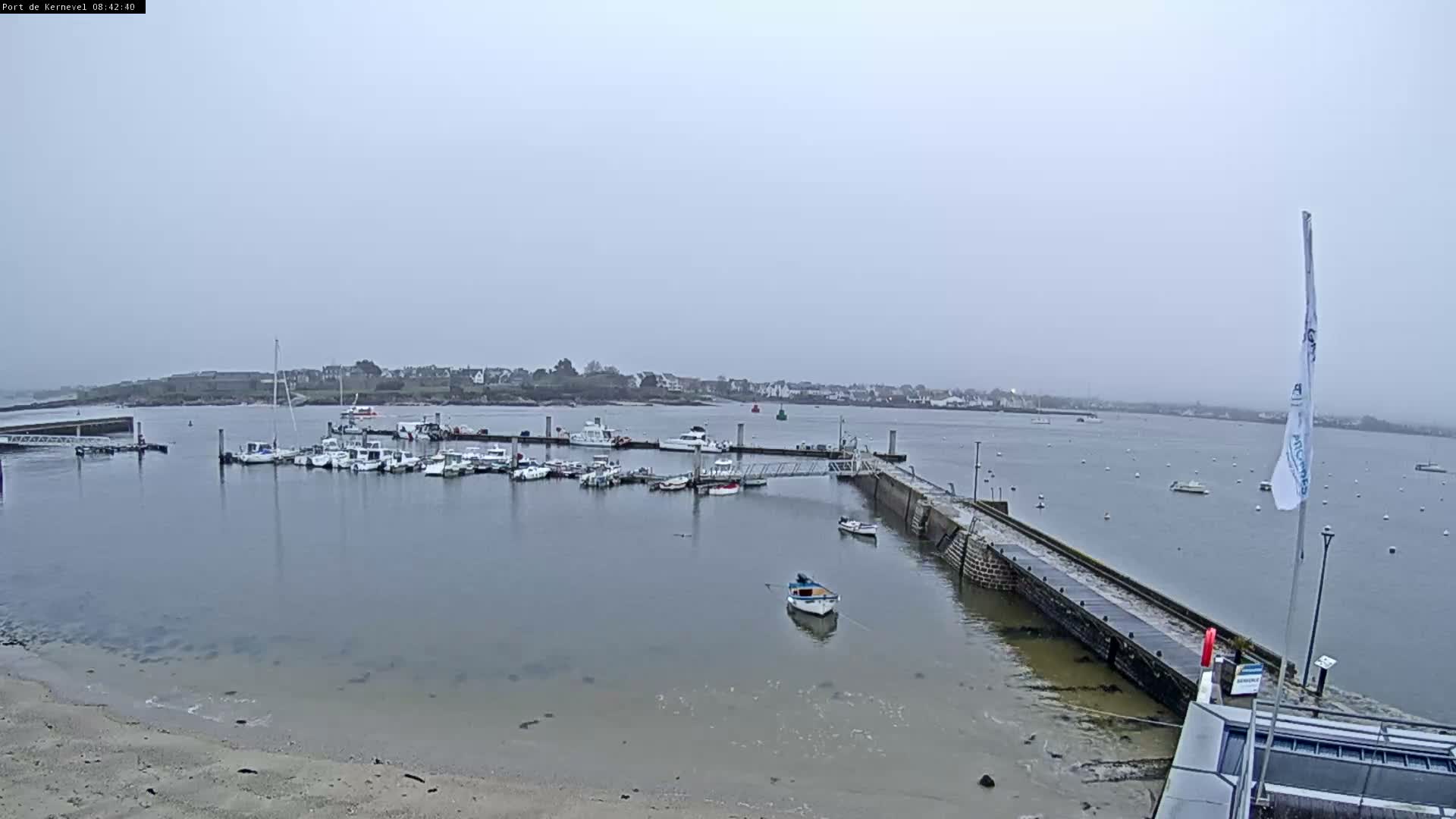 Port de Gavres Marine Live Cam - Lorient, Morbihan, Bretagne, France