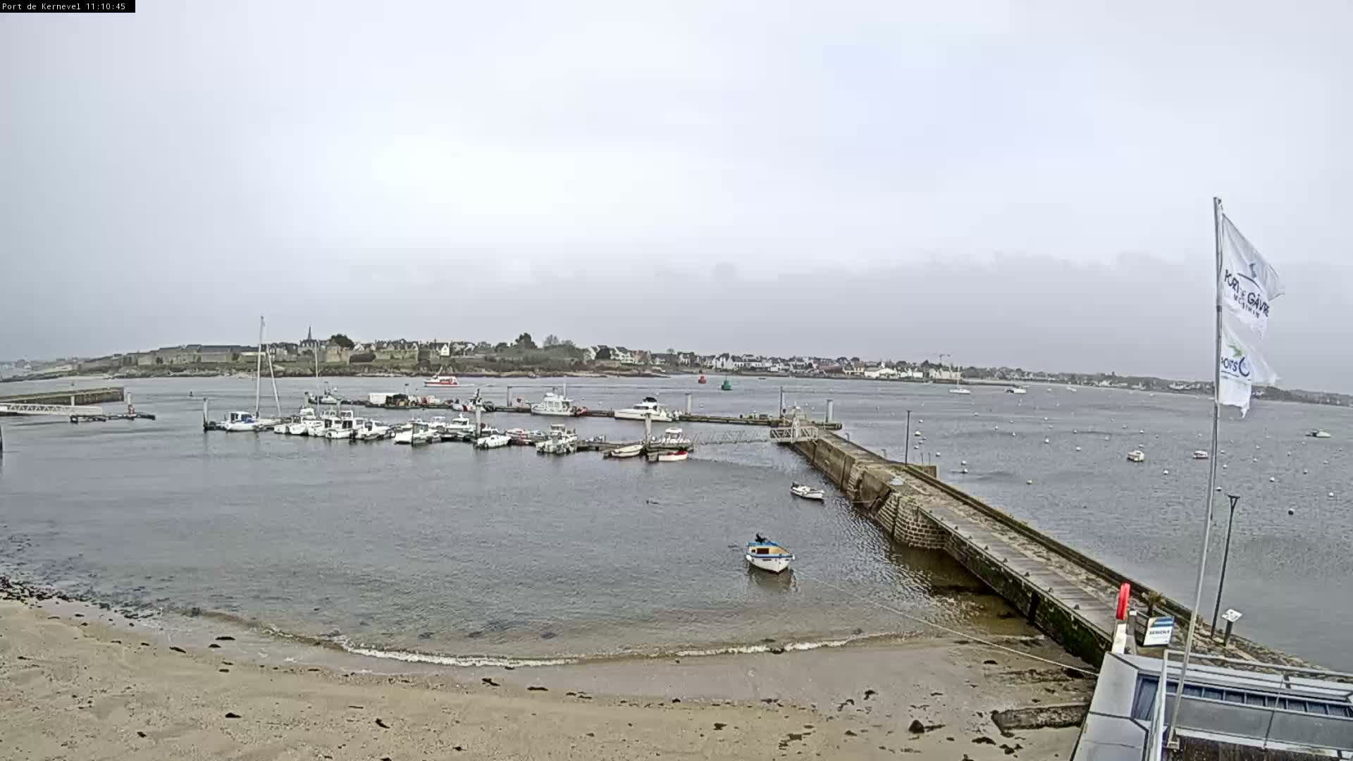 Port de Gavres Marine Live Cam - Lorient, Morbihan, Bretagne, France