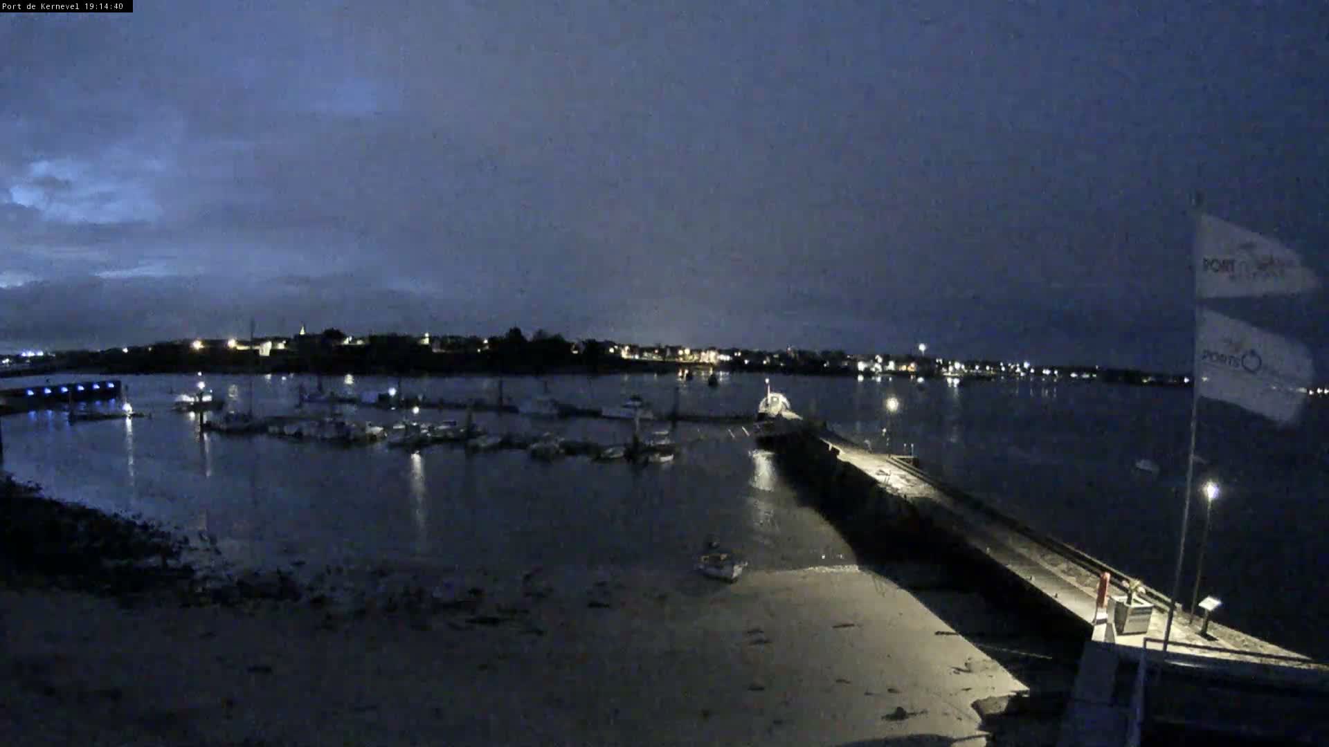 Port de Gavres Marine Live Cam - Lorient, Morbihan, Bretagne, France