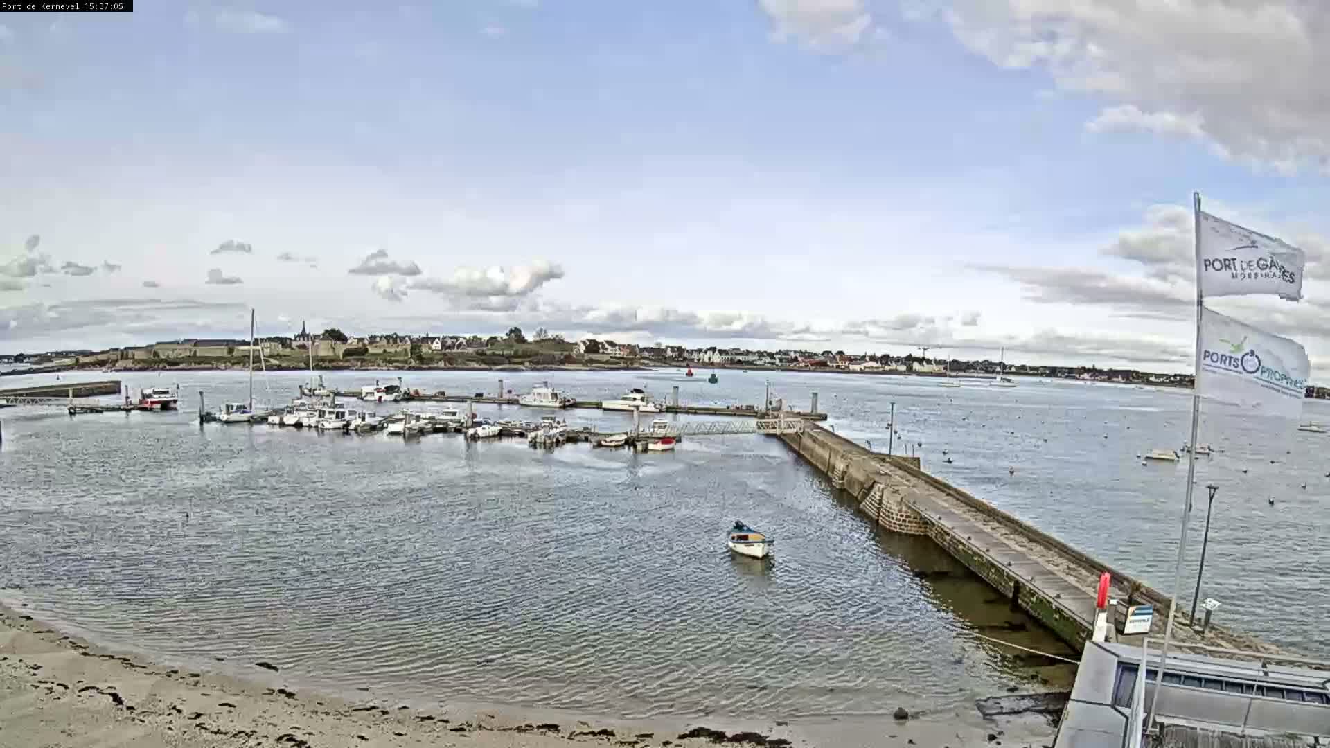 Port de Gavres Marine Live Cam - Lorient, Morbihan, Bretagne, France