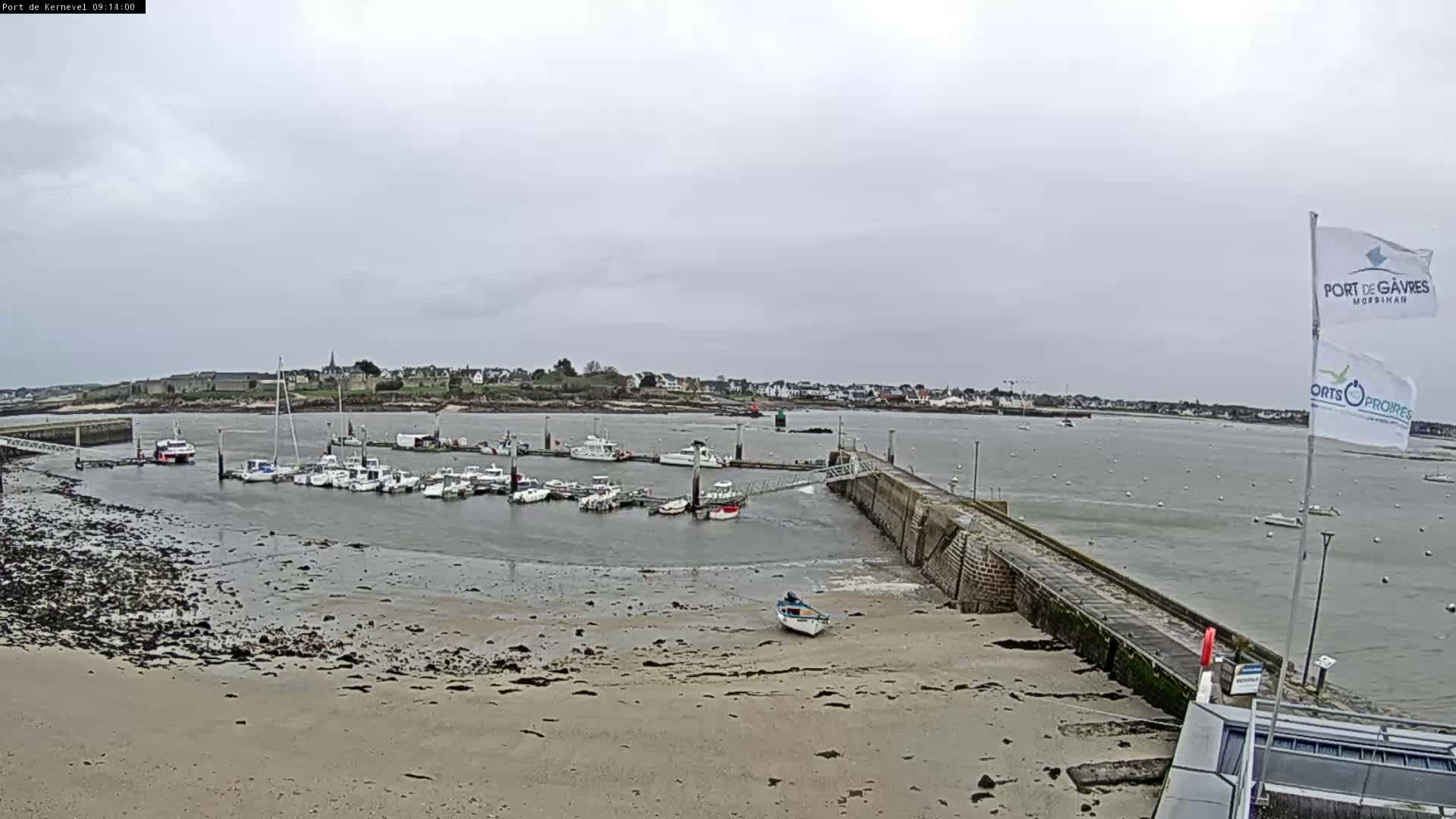Port de Gavres Marine Live Cam - Lorient, Morbihan, Bretagne, France