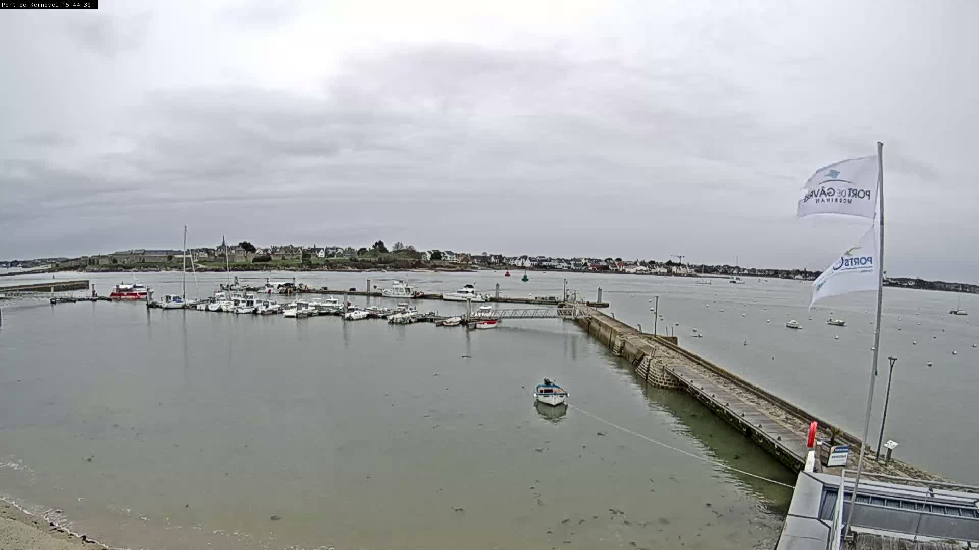 Port de Gavres Marine Live Cam - Lorient, Morbihan, Bretagne, France