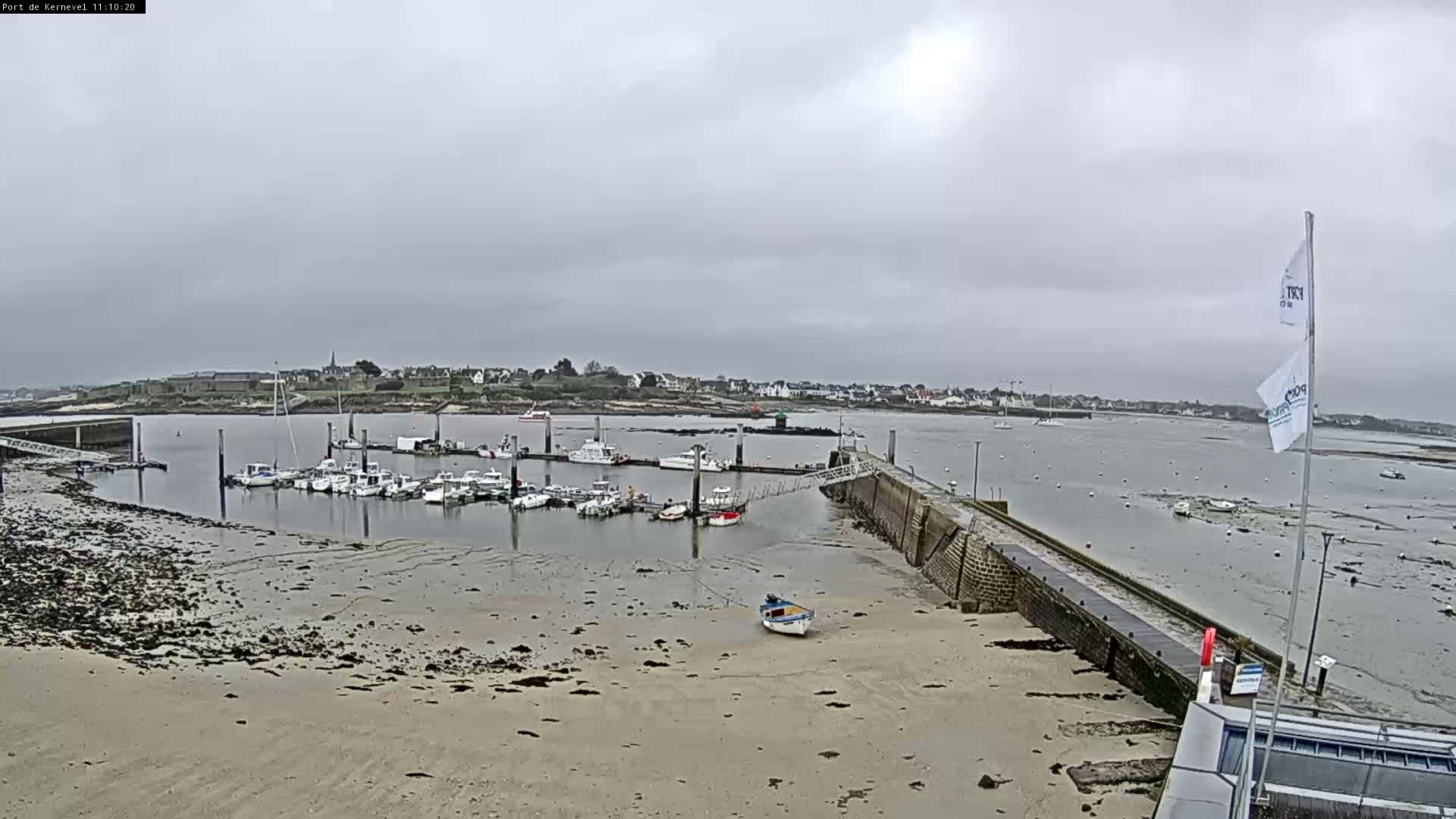 Port de Gavres Marine Live Cam - Lorient, Morbihan, Bretagne, France