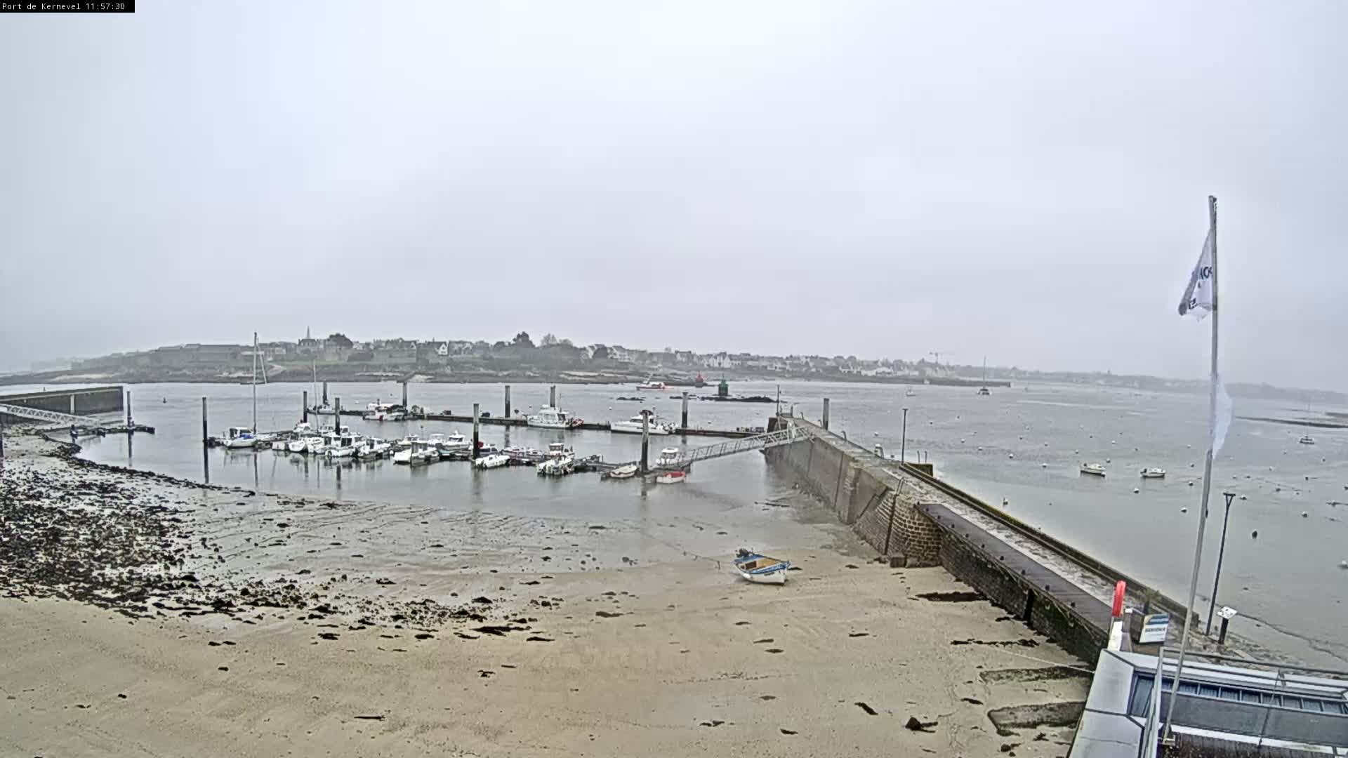 Port de Gavres Marine Live Cam - Lorient, Morbihan, Bretagne, France