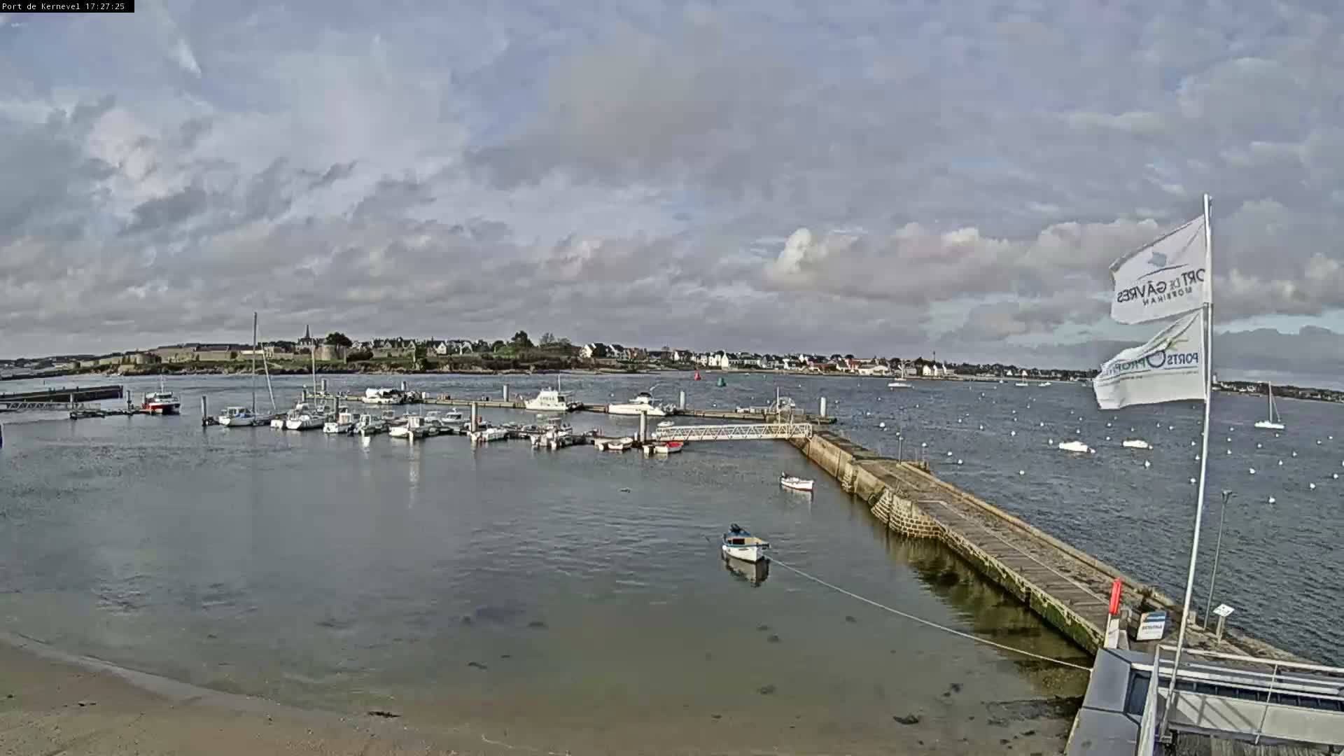Port de Gavres Marine Live Cam - Lorient, Morbihan, Bretagne, France