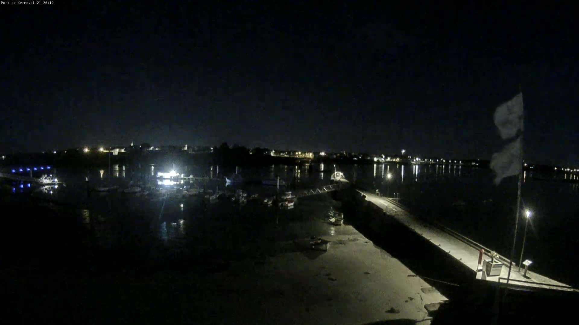 Port de Gavres Marine Live Cam - Lorient, Morbihan, Bretagne, France