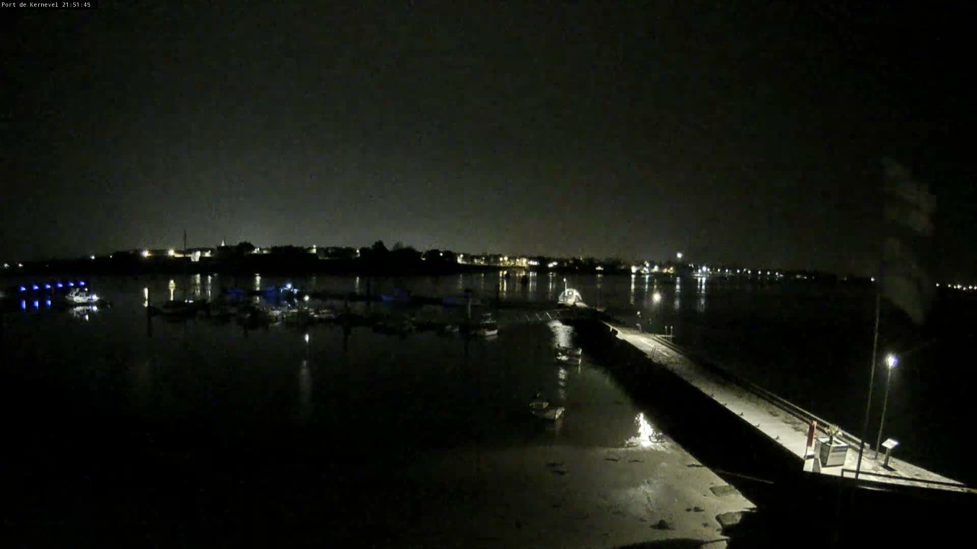 Port de Gavres Marine Live Cam - Lorient, Morbihan, Bretagne, France
