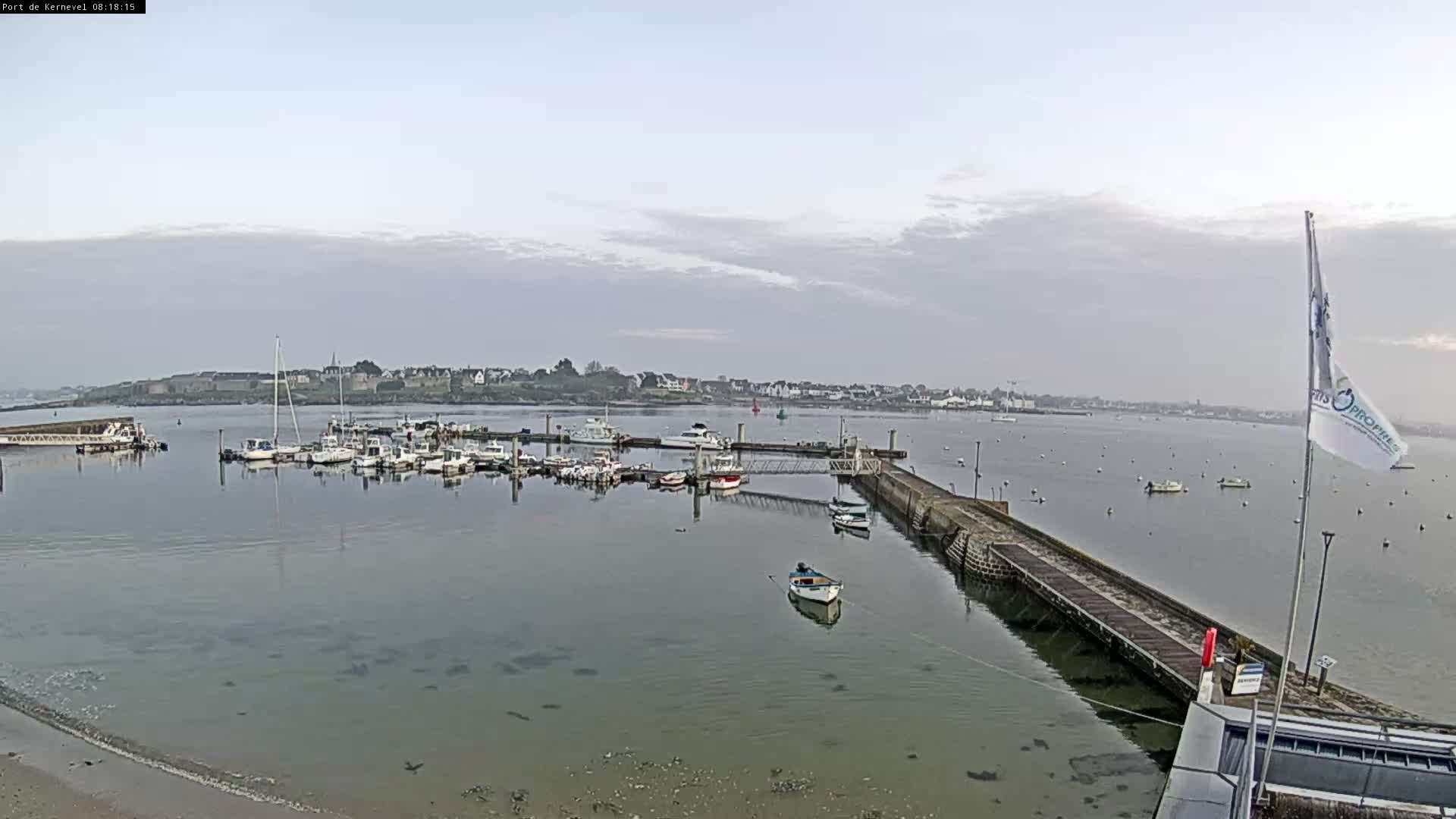 Port de Gavres Marine Live Cam - Lorient, Morbihan, Bretagne, France