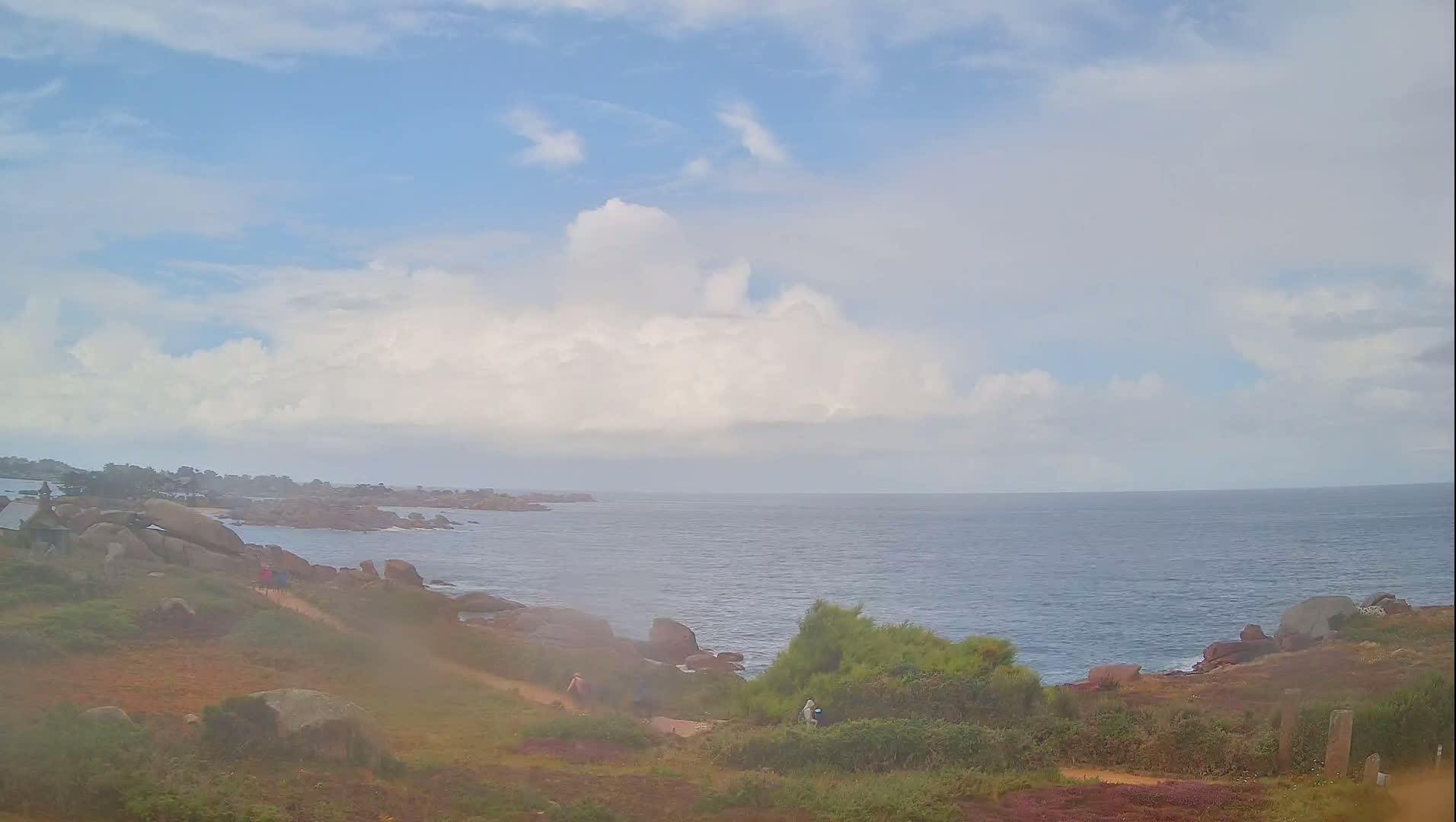 Perros-Guirec - Le Sentier des Douaniers Trekking( The Custom Path ) Live Cam -  Lannion, Cotes-d'Armor, Bretagne, France