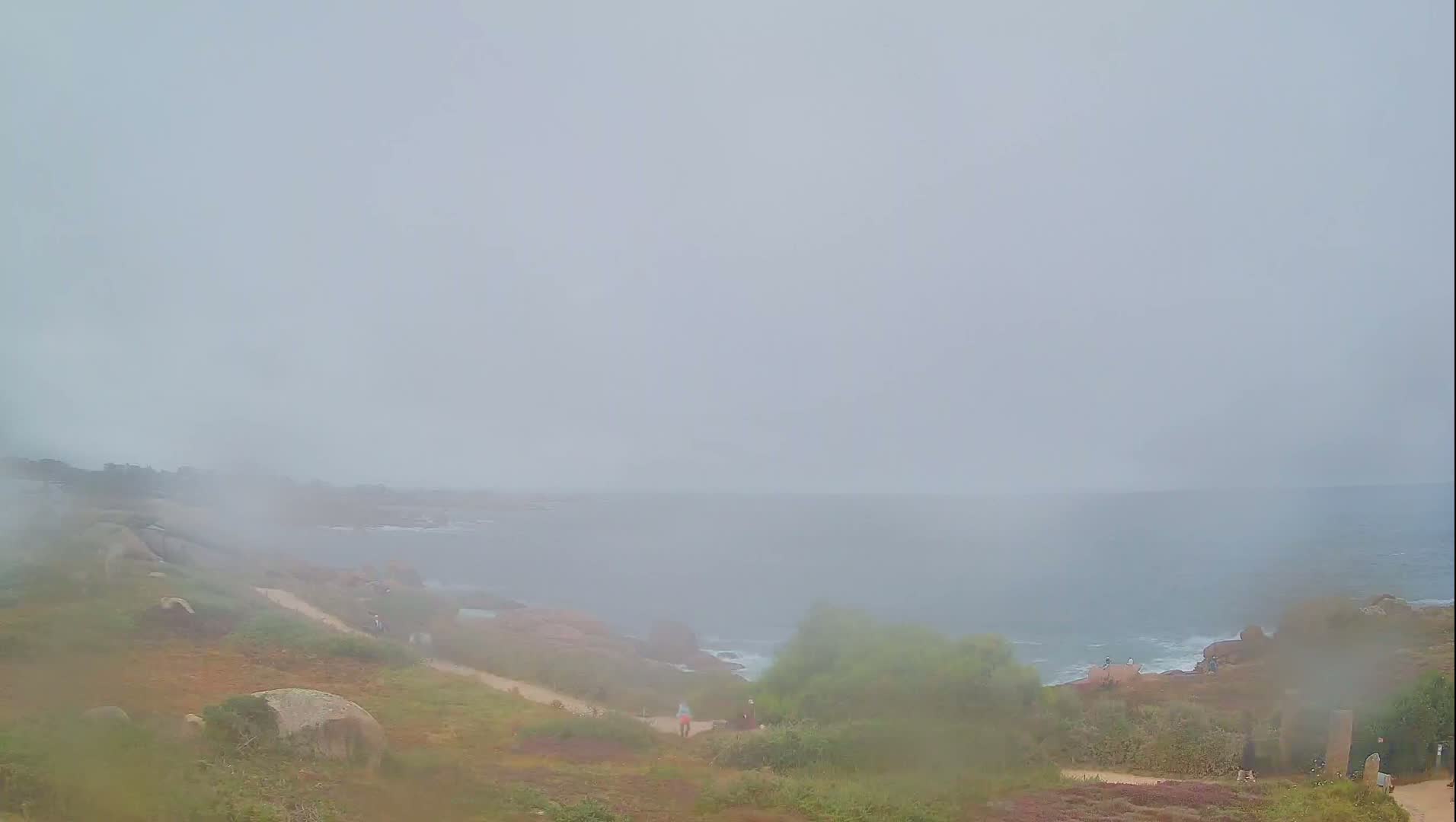 Perros-Guirec - Le Sentier des Douaniers Trekking( The Custom Path ) Live Cam -  Lannion, Cotes-d'Armor, Bretagne, France