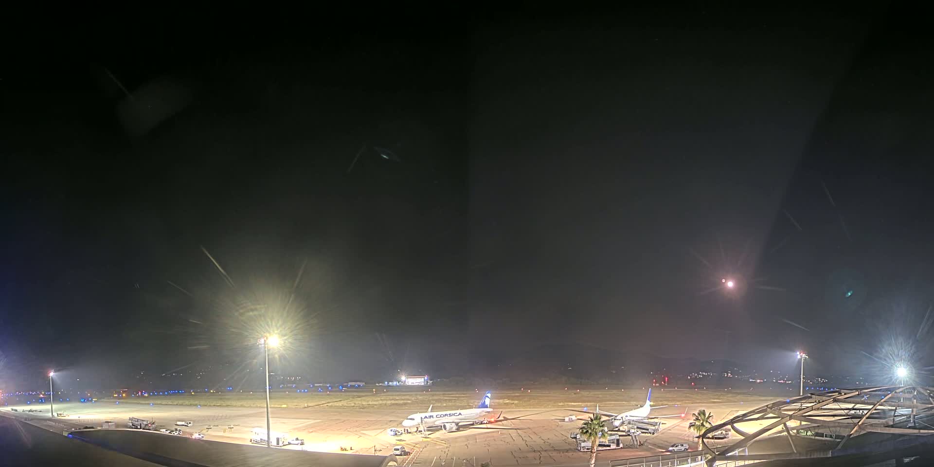 Aéroport Ajaccio Napoleon Bonaparte Airport Live Cam  AJA/LFKJ-  Ajaccio, Corse-du-Sud, Corse , France