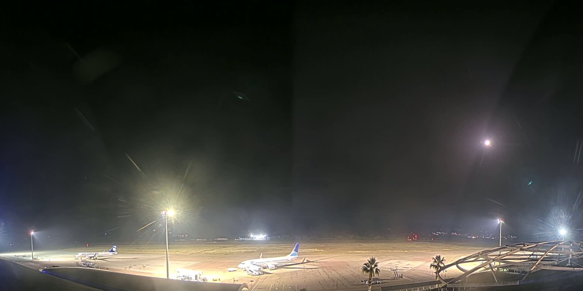 Aéroport Ajaccio Napoleon Bonaparte Airport Live Cam  AJA/LFKJ-  Ajaccio, Corse-du-Sud, Corse , France