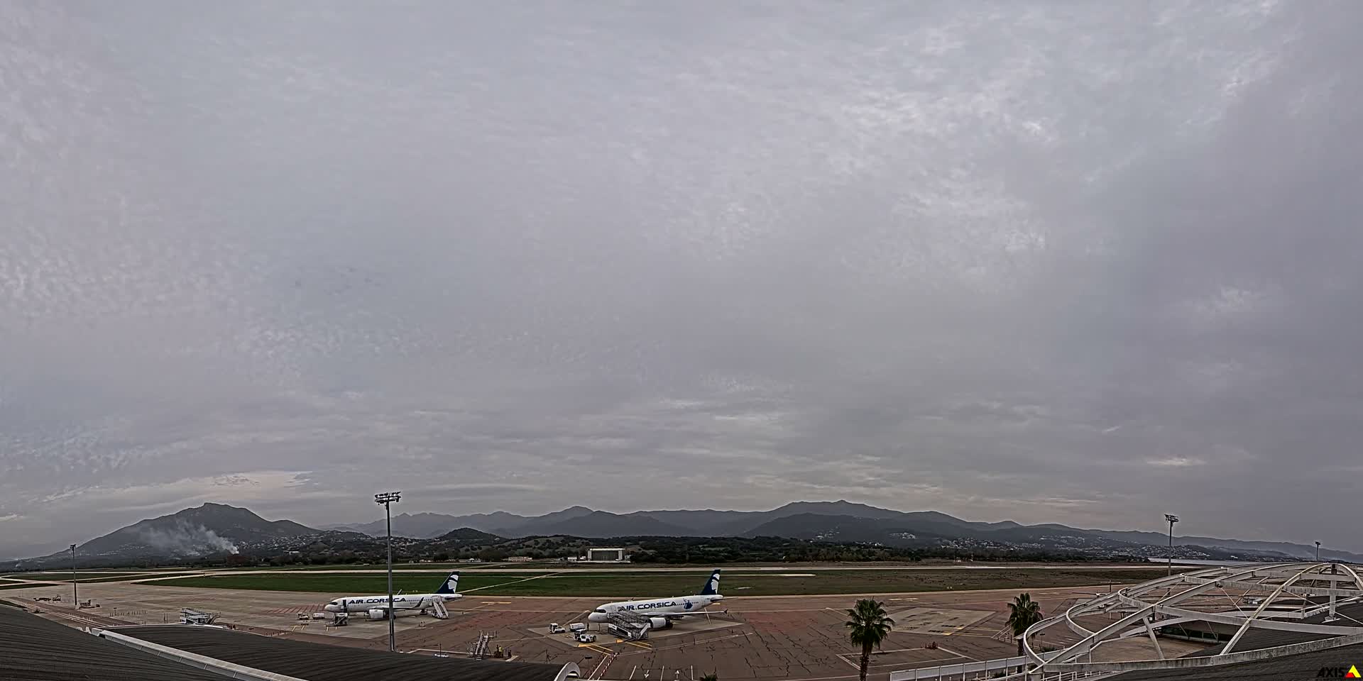 Aéroport Ajaccio Napoleon Bonaparte Airport Live Cam  AJA/LFKJ-  Ajaccio, Corse-du-Sud, Corse , France