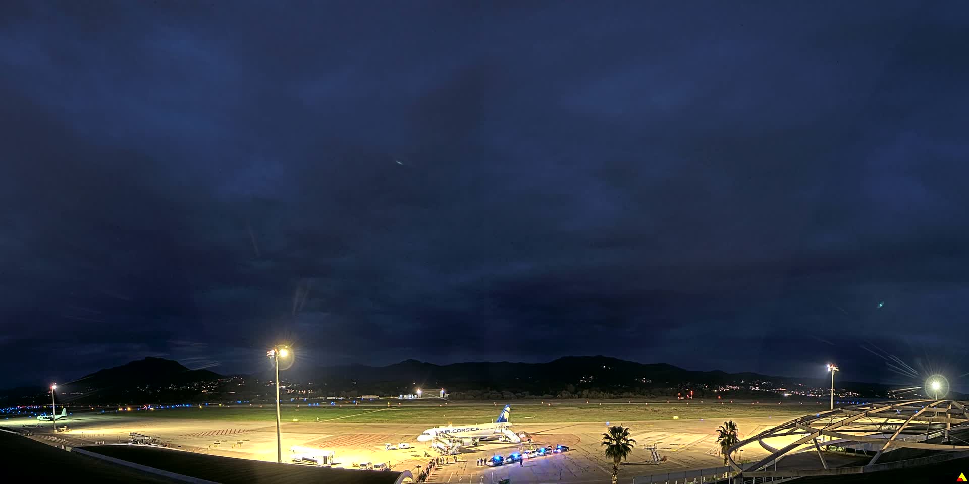 Aéroport Ajaccio Napoleon Bonaparte Airport Live Cam  AJA/LFKJ-  Ajaccio, Corse-du-Sud, Corse , France