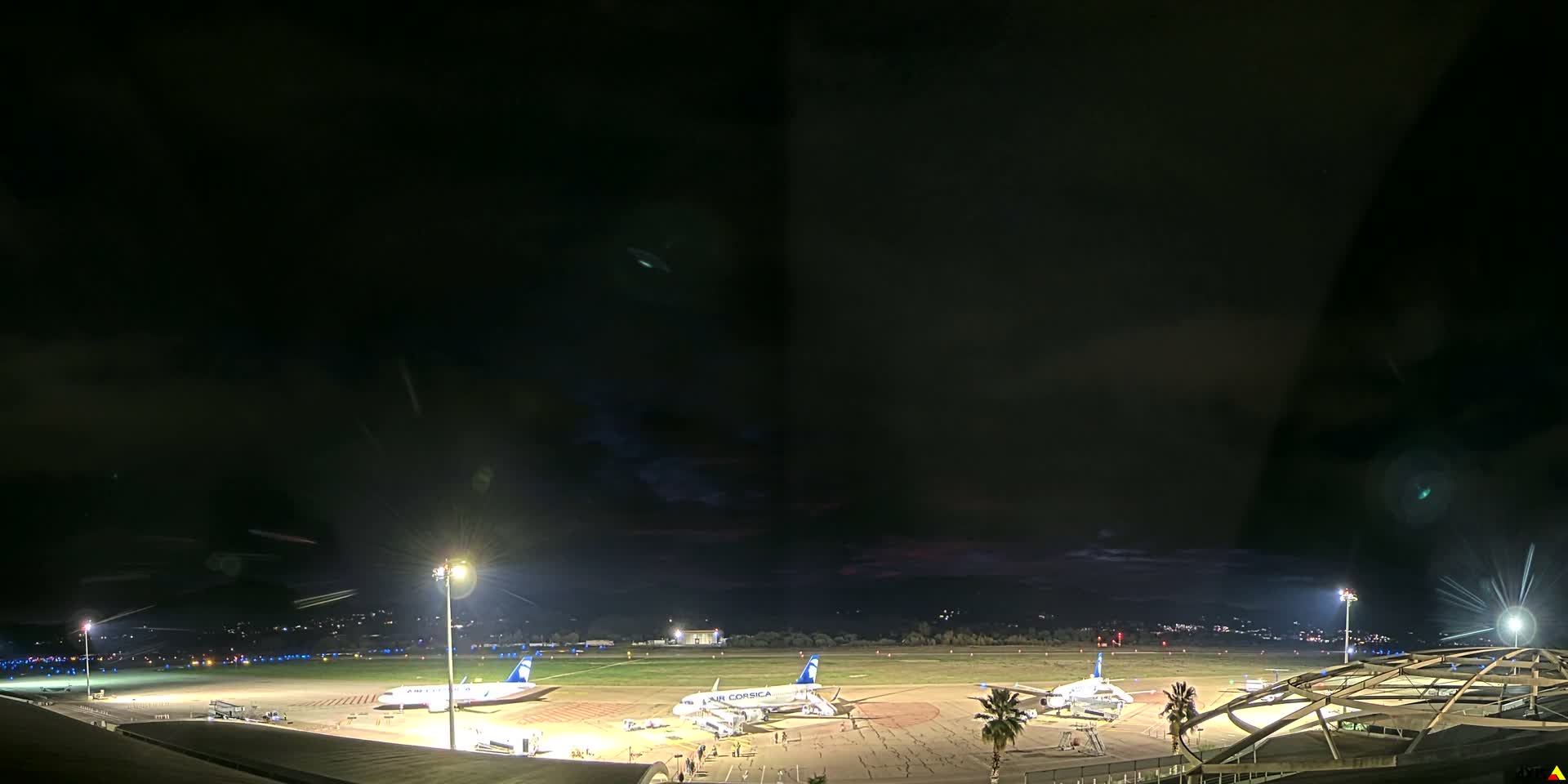 Aéroport Ajaccio Napoleon Bonaparte Airport Live Cam  AJA/LFKJ-  Ajaccio, Corse-du-Sud, Corse , France