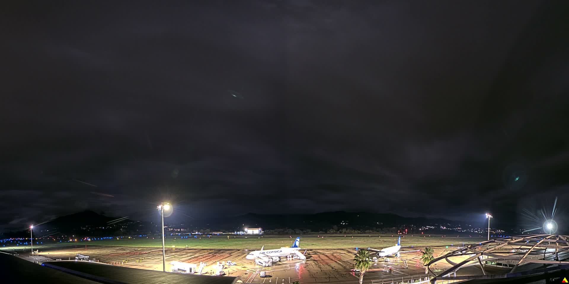 Aéroport Ajaccio Napoleon Bonaparte Airport Live Cam  AJA/LFKJ-  Ajaccio, Corse-du-Sud, Corse , France