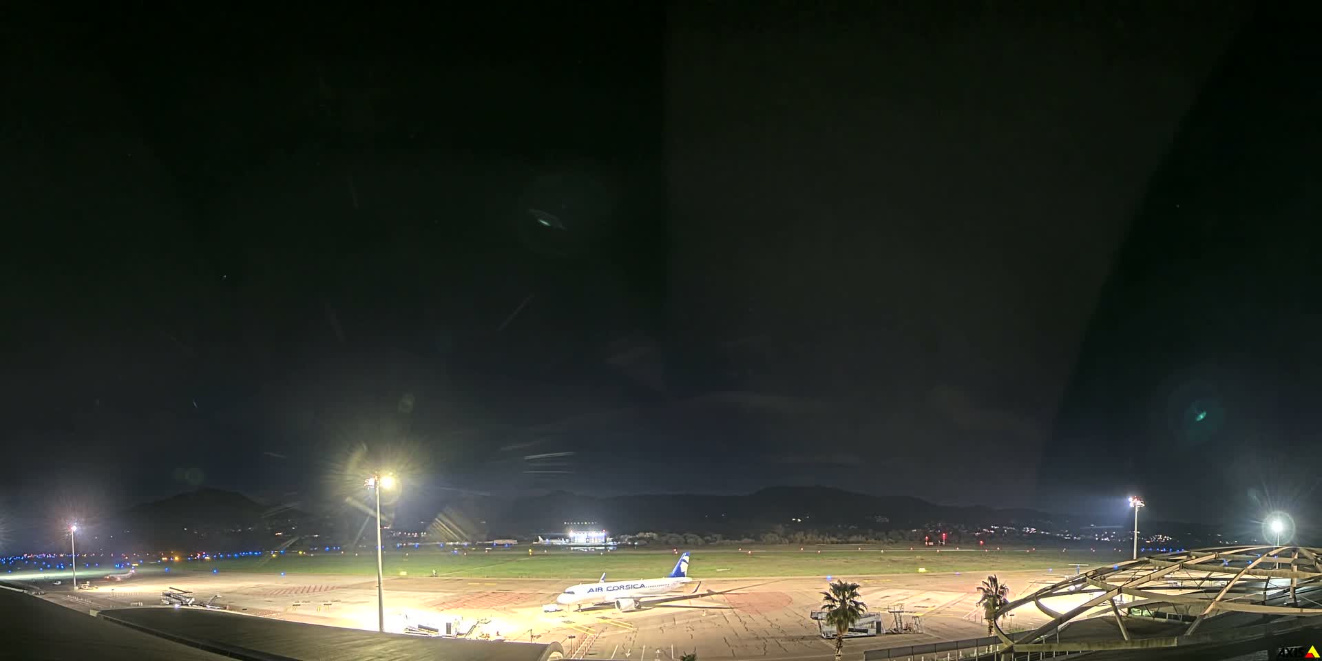 Aéroport Ajaccio Napoleon Bonaparte Airport Live Cam  AJA/LFKJ-  Ajaccio, Corse-du-Sud, Corse , France