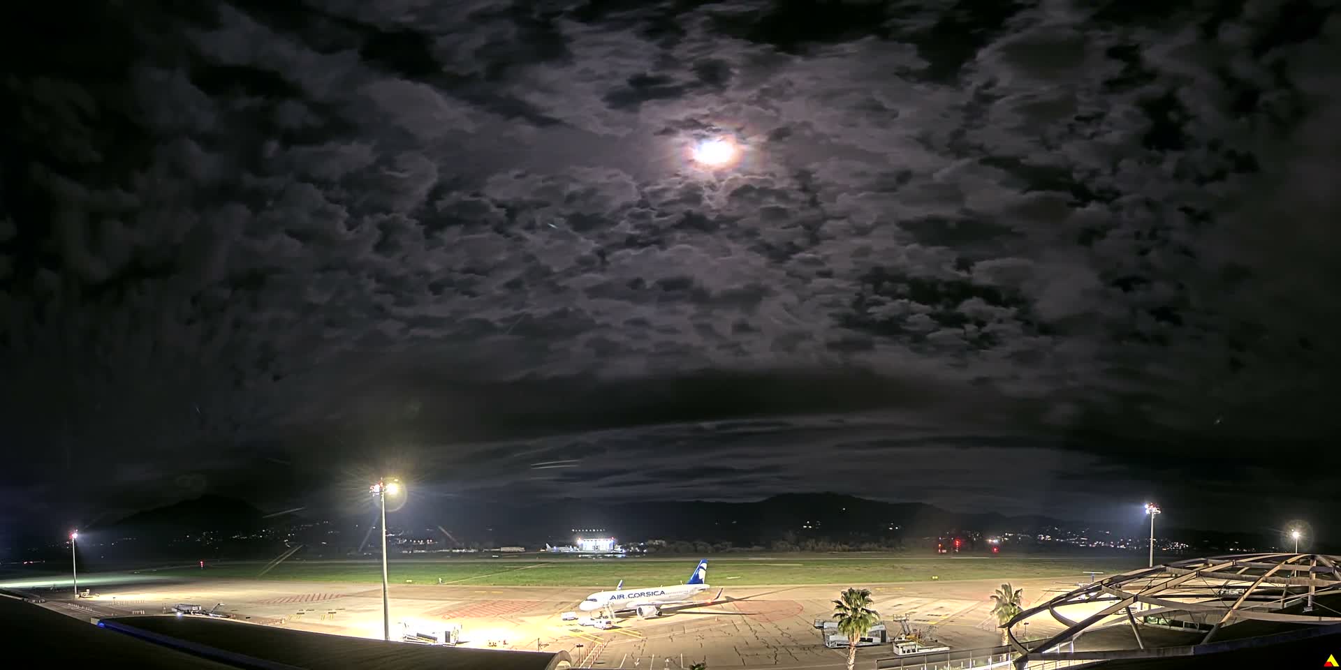 Aéroport Ajaccio Napoleon Bonaparte Airport Live Cam  AJA/LFKJ-  Ajaccio, Corse-du-Sud, Corse , France