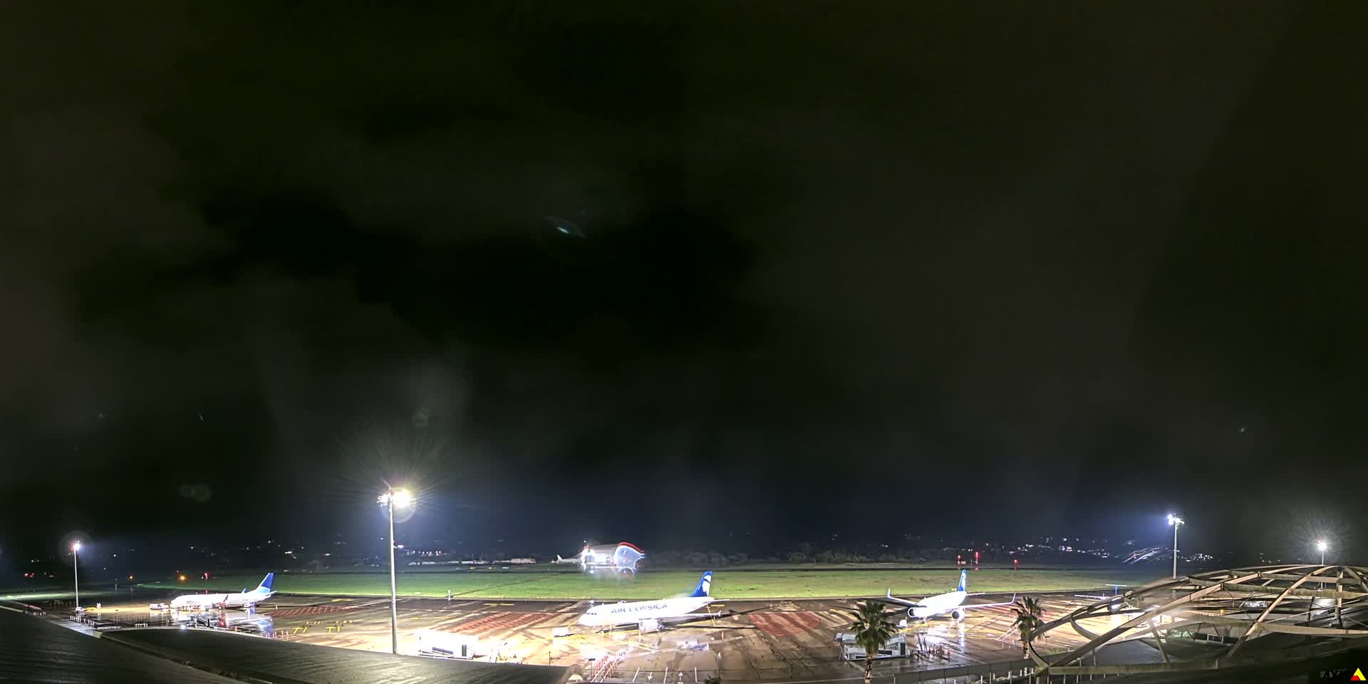 Aéroport Ajaccio Napoleon Bonaparte Airport Live Cam  AJA/LFKJ-  Ajaccio, Corse-du-Sud, Corse , France