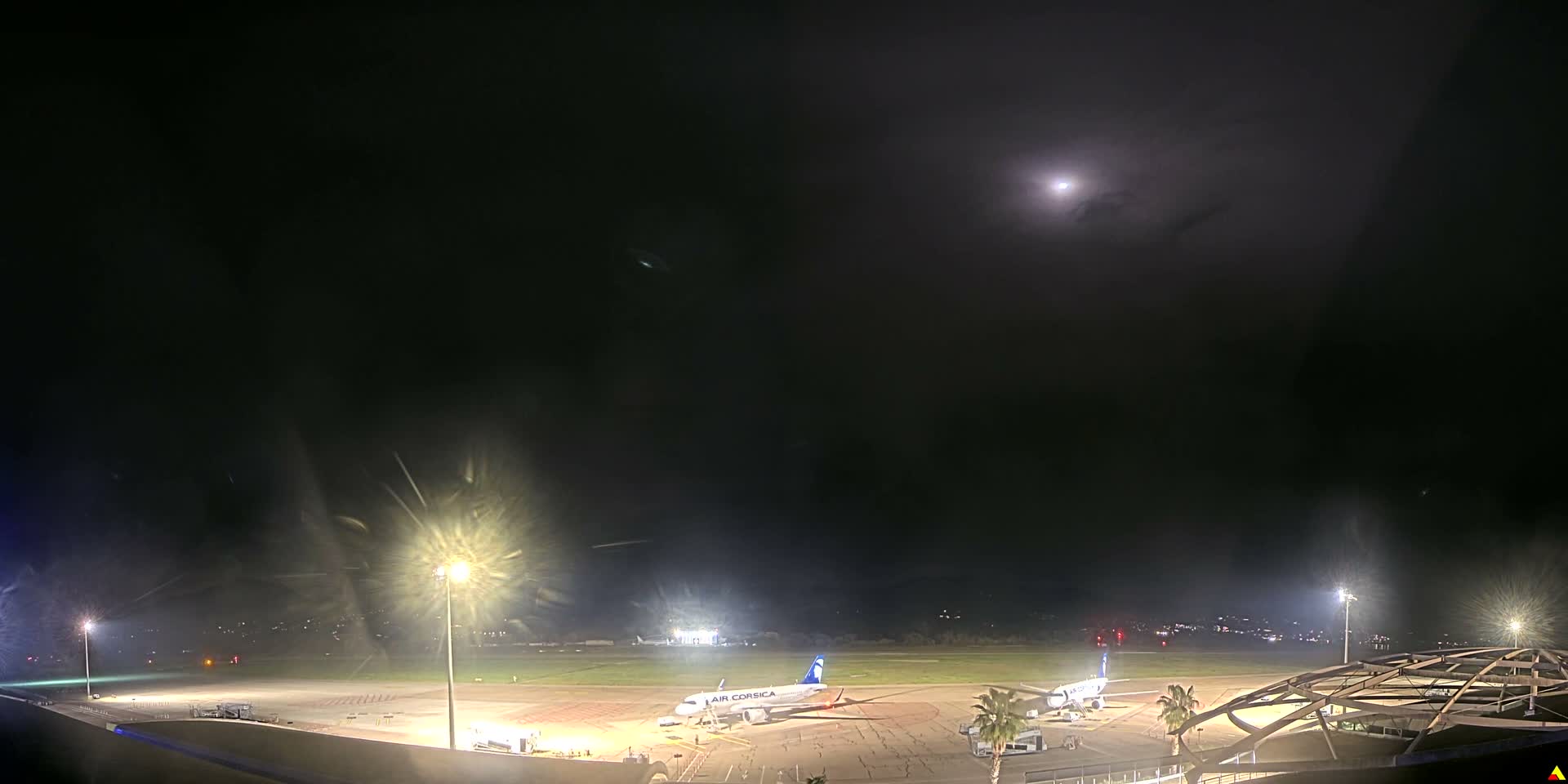 Aéroport Ajaccio Napoleon Bonaparte Airport Live Cam  AJA/LFKJ-  Ajaccio, Corse-du-Sud, Corse , France