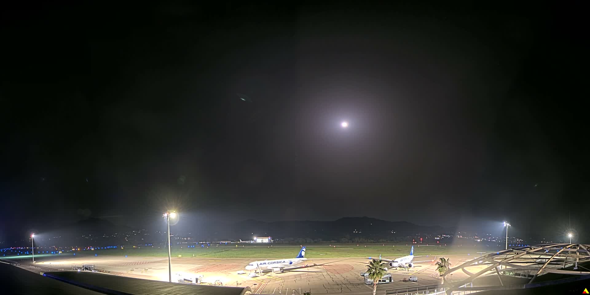Aéroport Ajaccio Napoleon Bonaparte Airport Live Cam  AJA/LFKJ-  Ajaccio, Corse-du-Sud, Corse , France