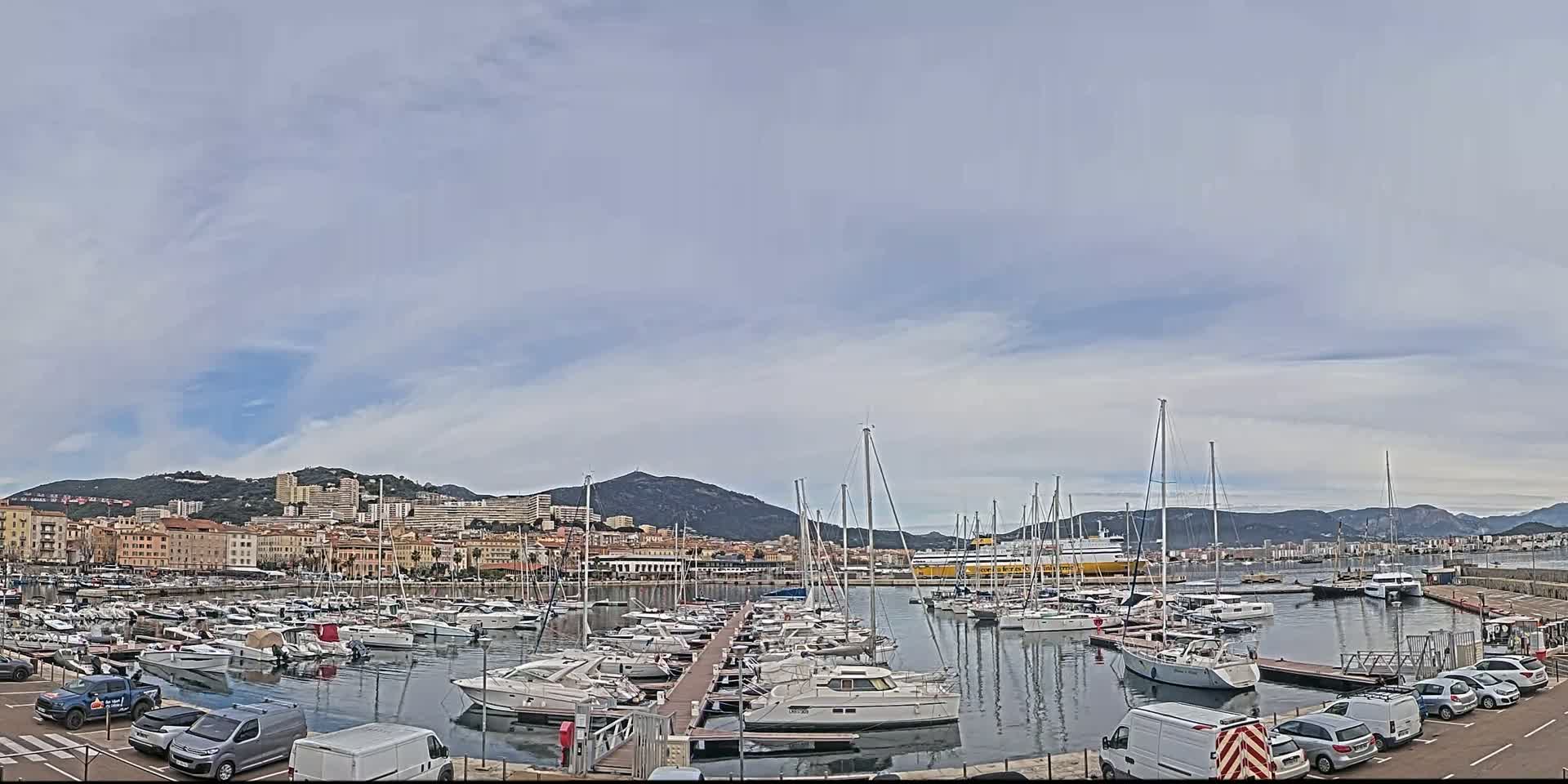 Ajaccio City & Port de Plaisance Charles Ornano Live Cam - Ajaccio, Corse-du-Sud, Corse , France