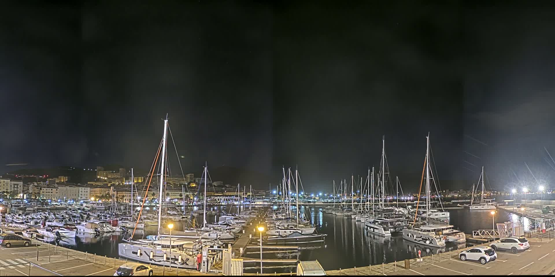 Ajaccio City & Port de Plaisance Charles Ornano Live Cam - Ajaccio, Corse-du-Sud, Corse , France
